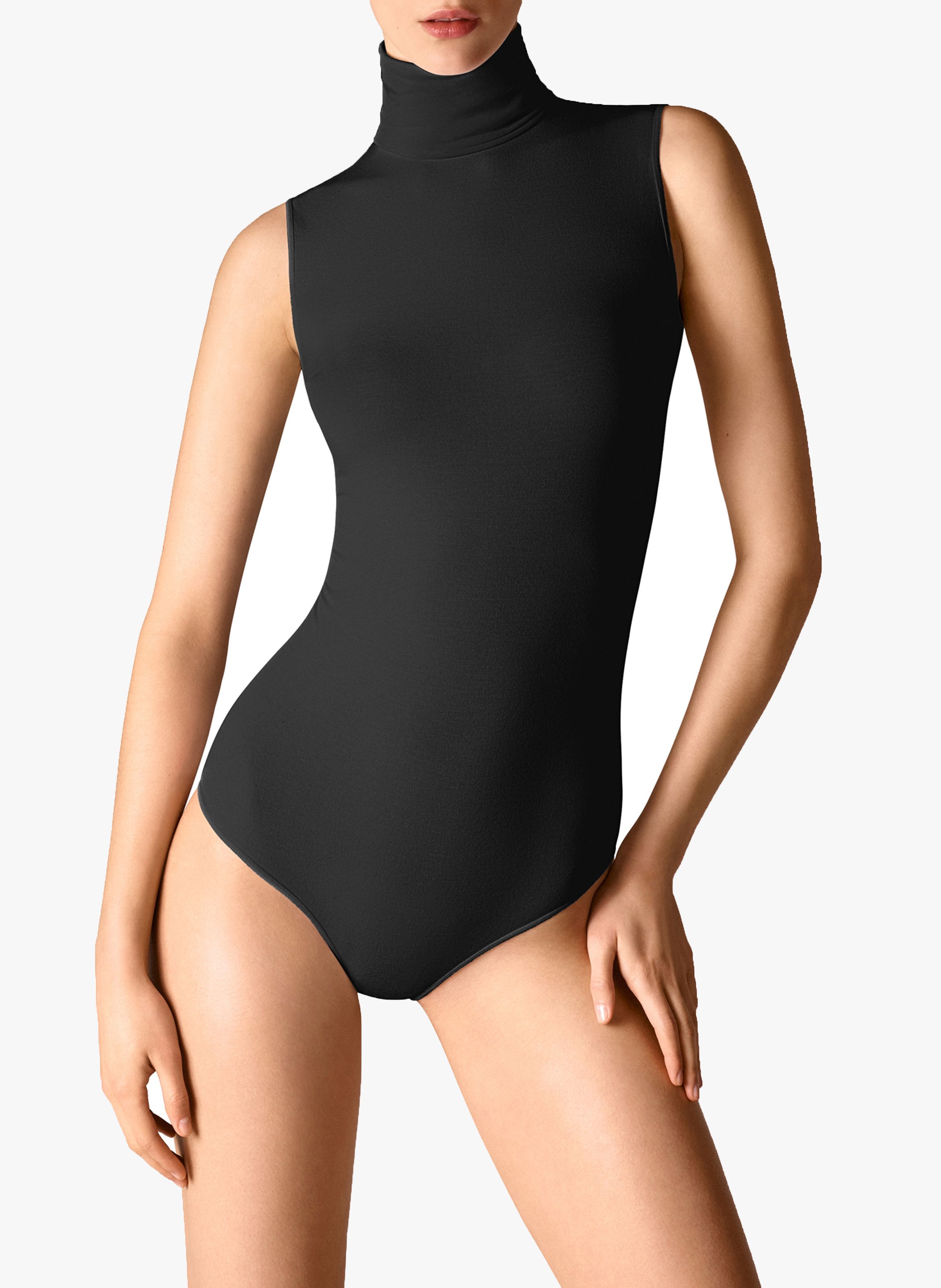 Modal Turtleneck Bodysuit Black Wolford Women Place des Tendances