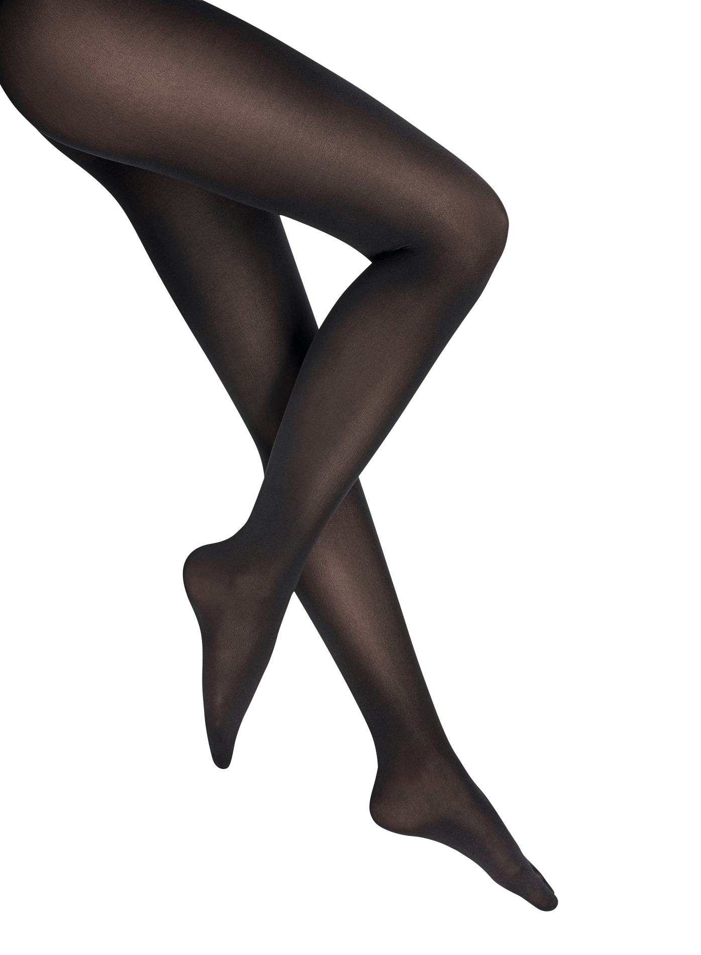 black transparent tights