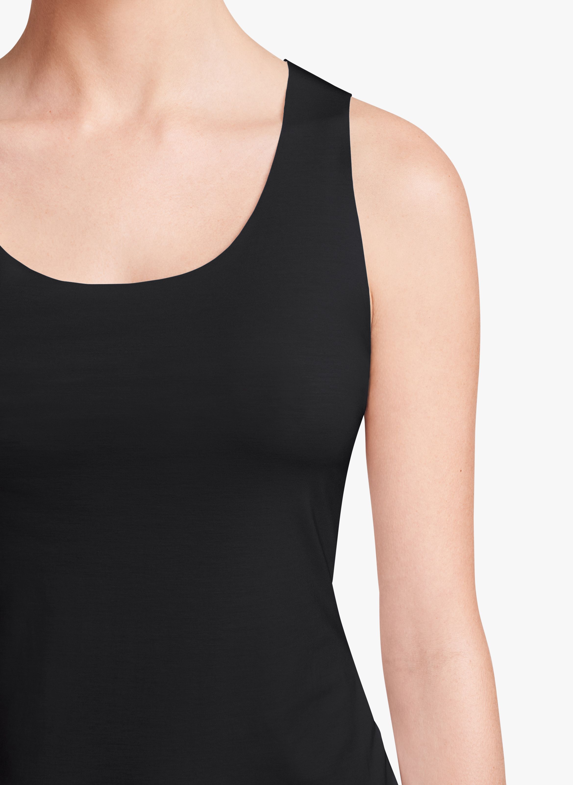 Round neck Tank Top Black Wolford Women Place des Tendances