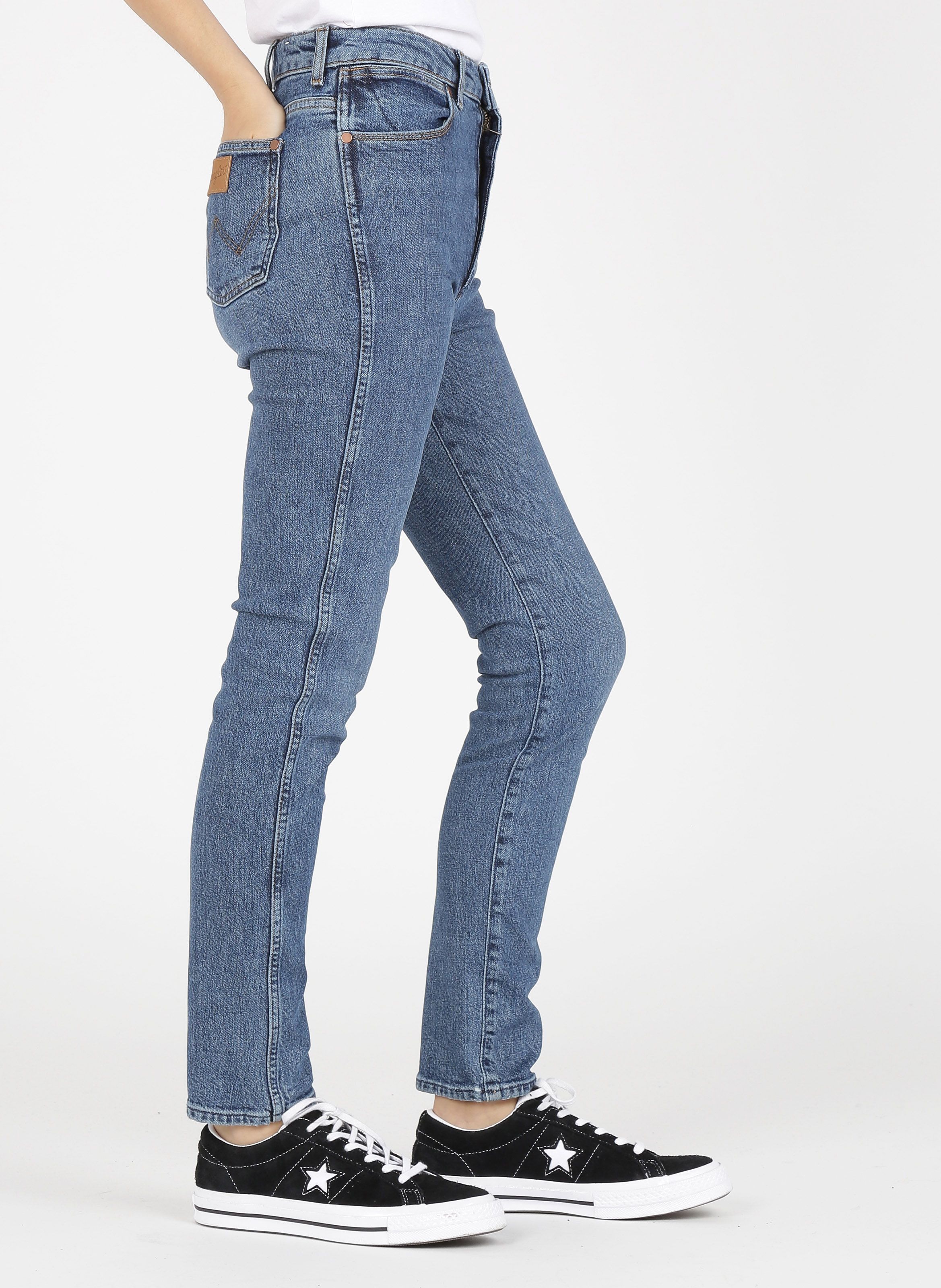 wrangler skinny high rise