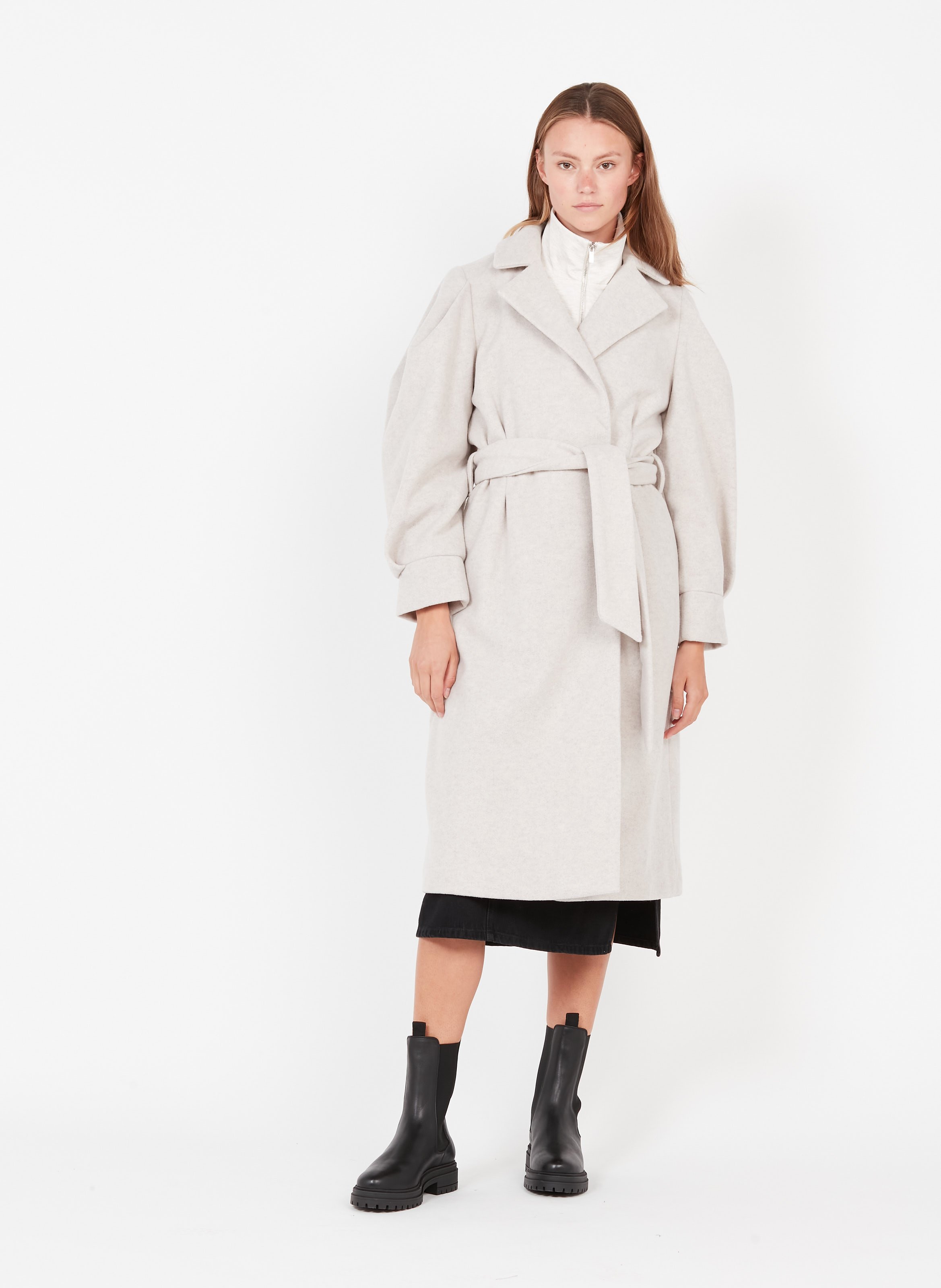 silver cloud trench coat