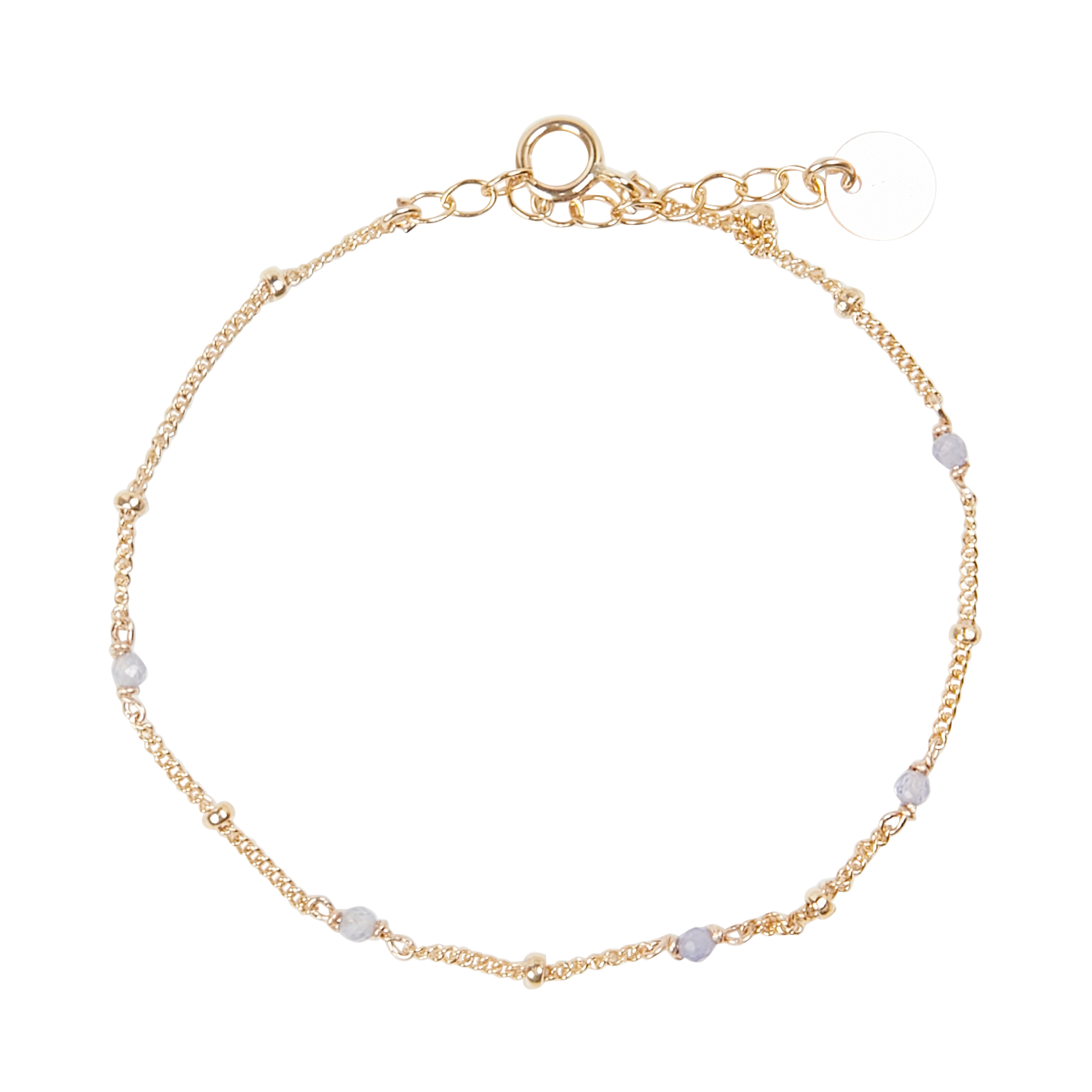 ESSIE ODILA Women 925 Sterling Silver Bracelet Boho Beach Dainty Dot Fashion Beads Chain Silver Ball CZ Bracelet for Women