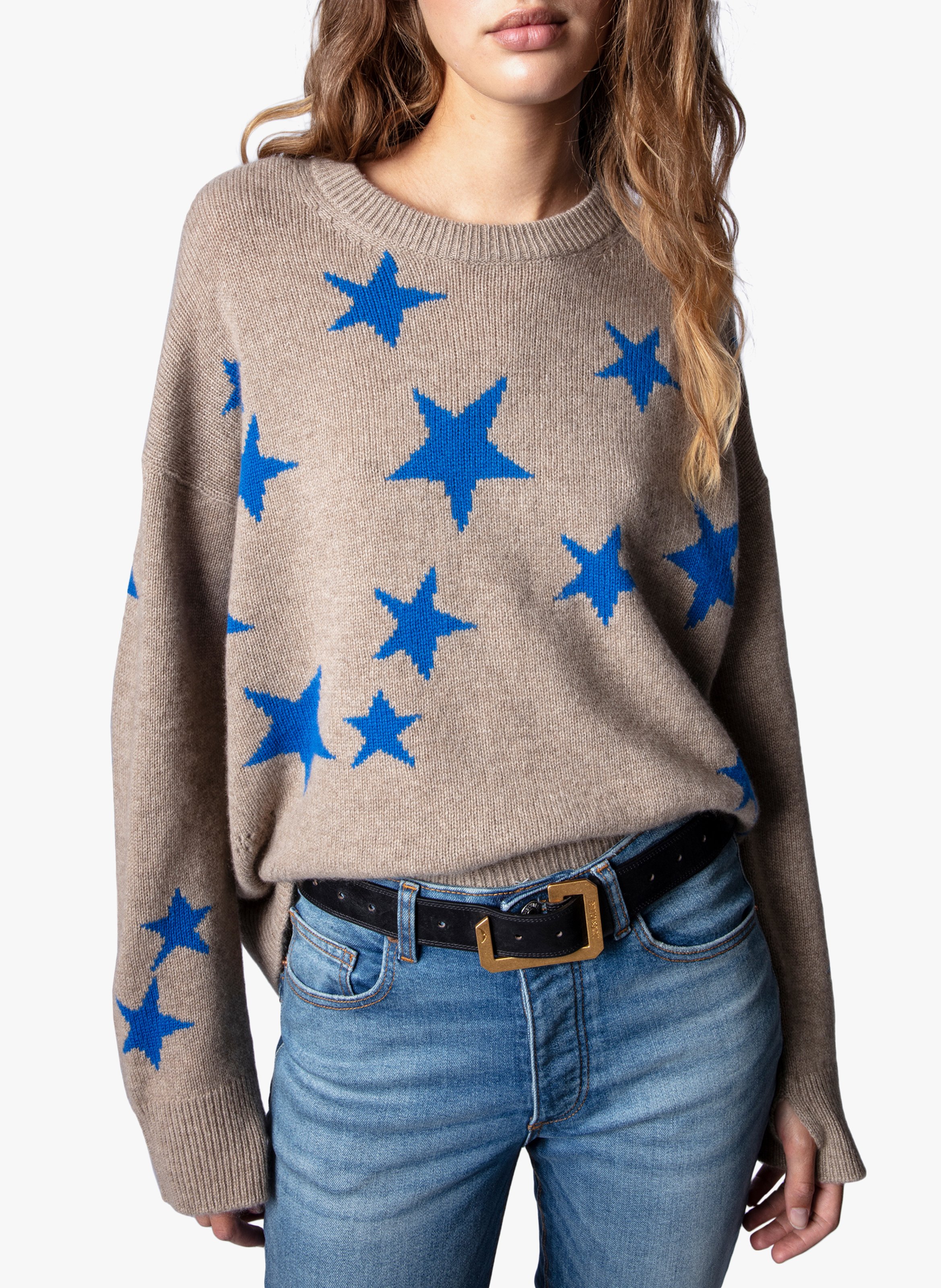 jacquard sweater women's