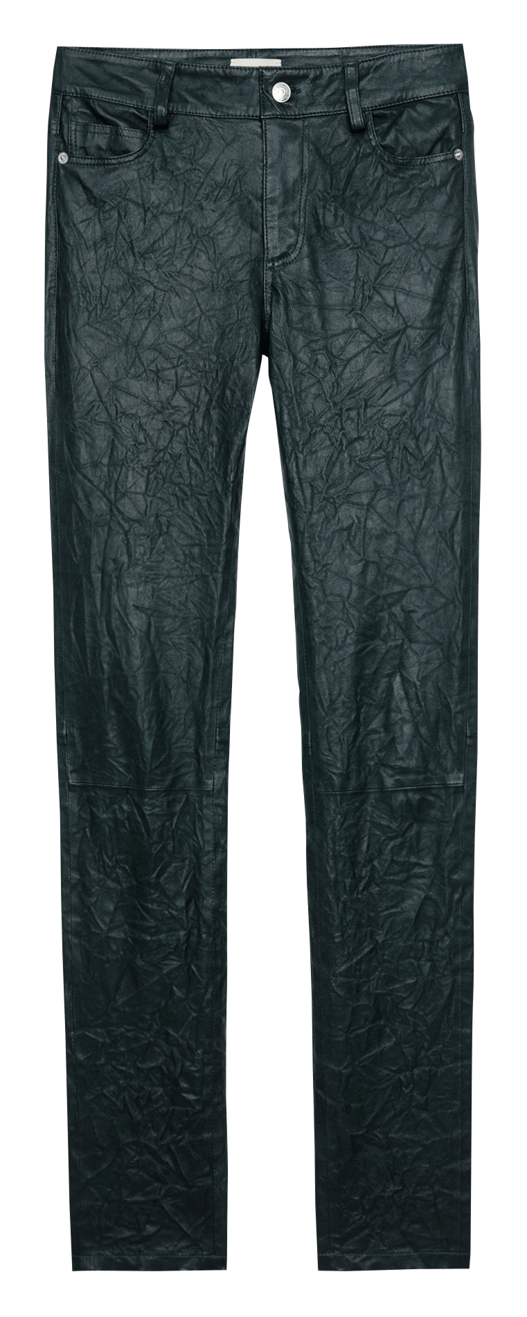 Crinkled Leather Pants Peacock Zadig&voltaire Women Place des Tendances