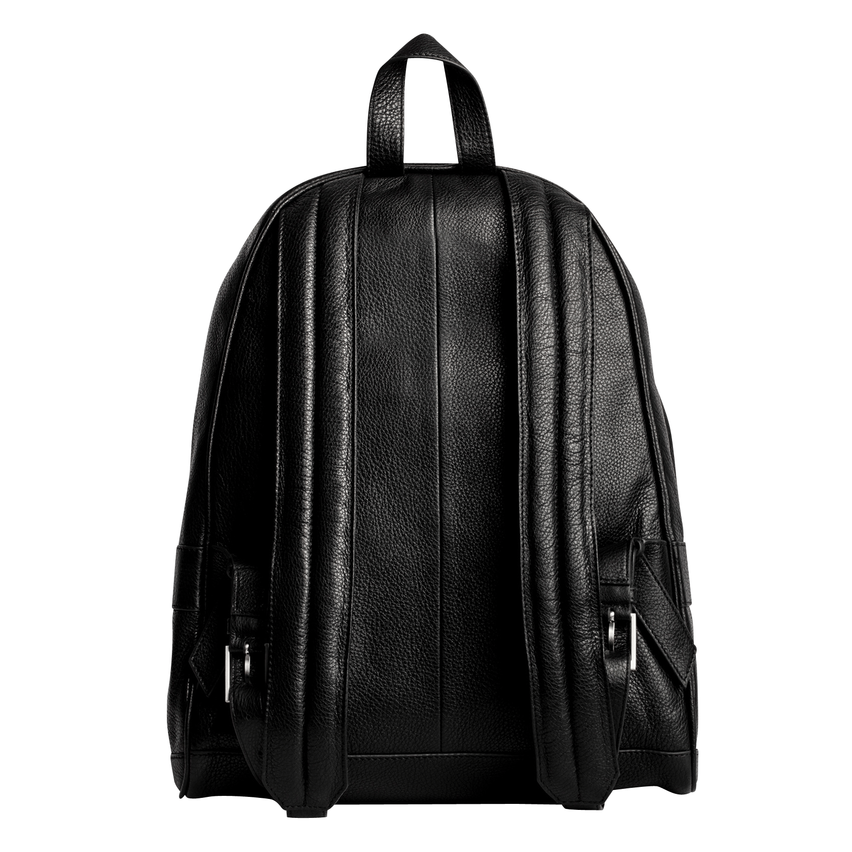 Grained Leather Backpack Noir Zadig&voltaire Men Place des Tendances