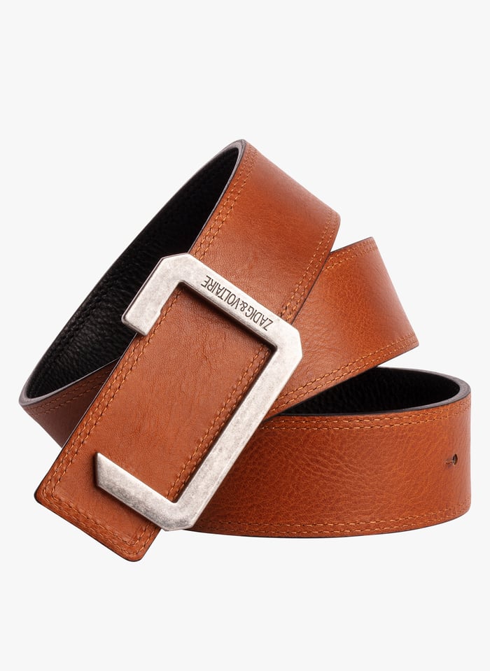 Boss reming shop reversible leather belt