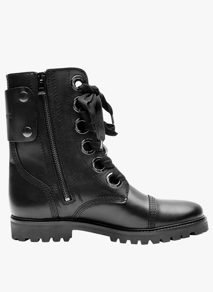 ZADIG&VOLTAIRE Black Leather mid-calf boots