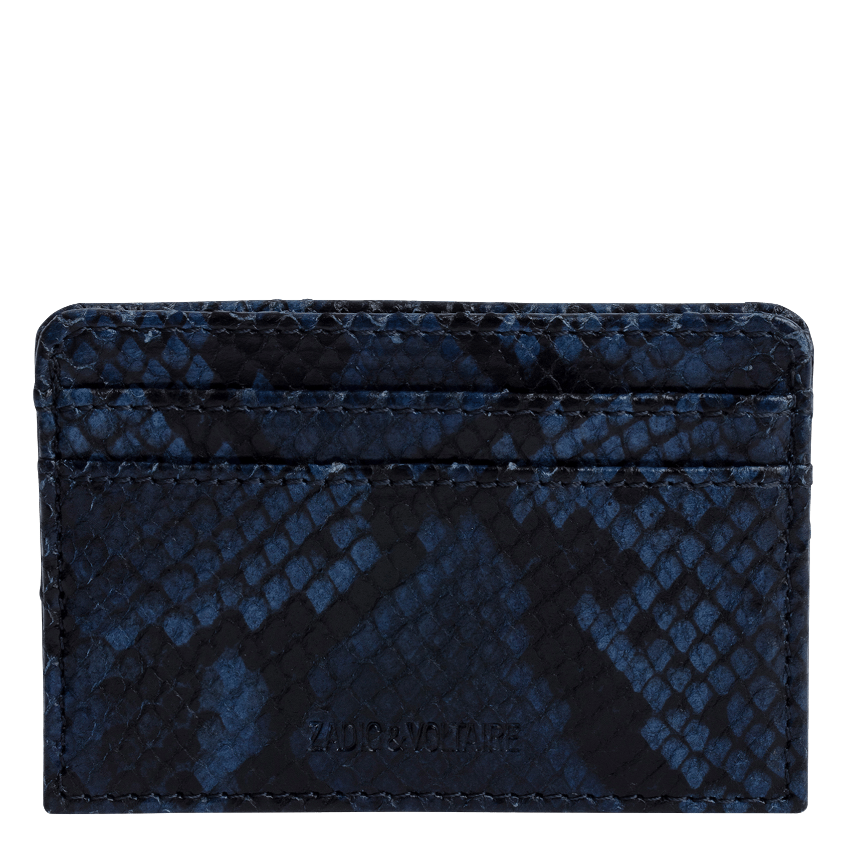 Printed Leather Card Holder Ink Zadig&voltaire Women Place des Tendances