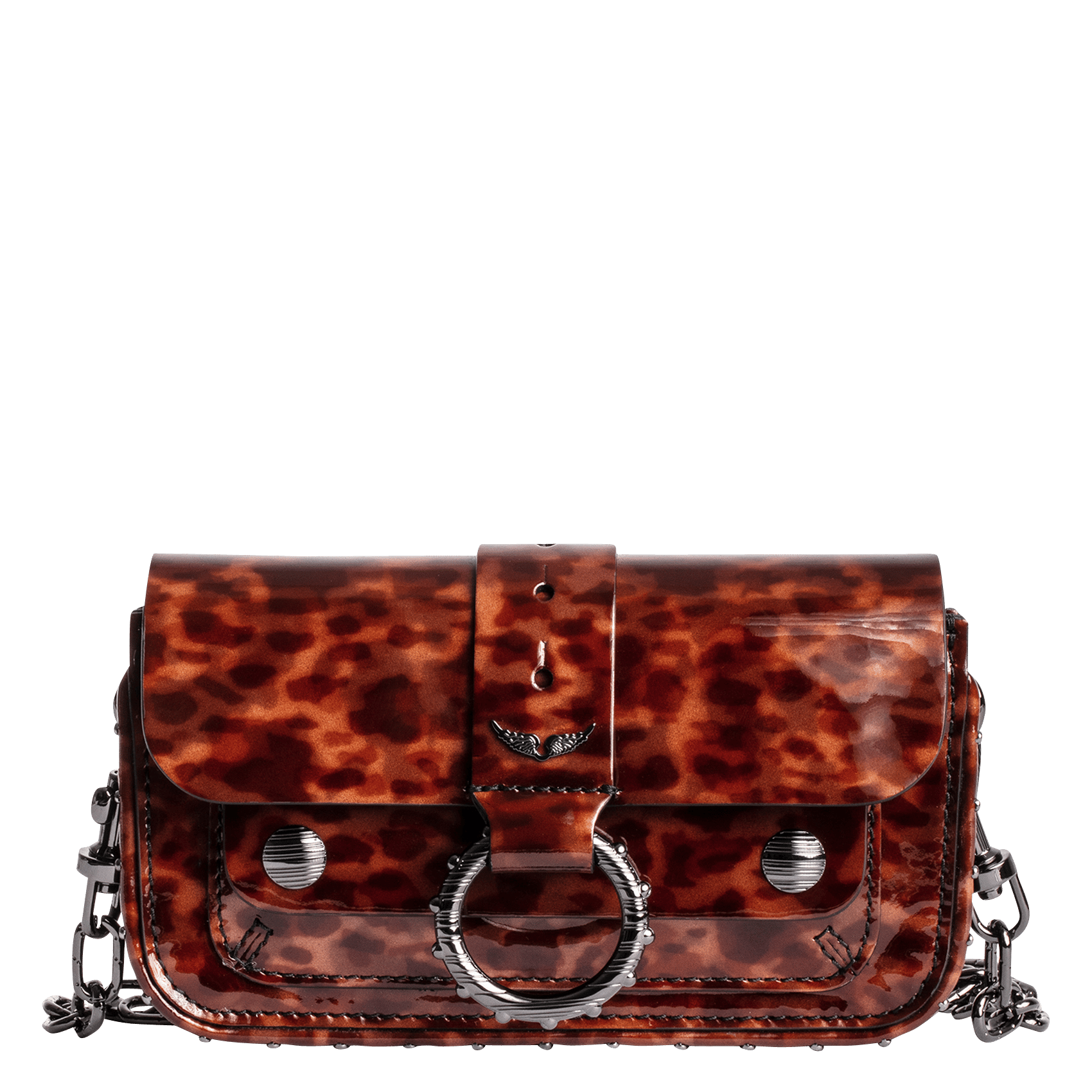 printed leather bags