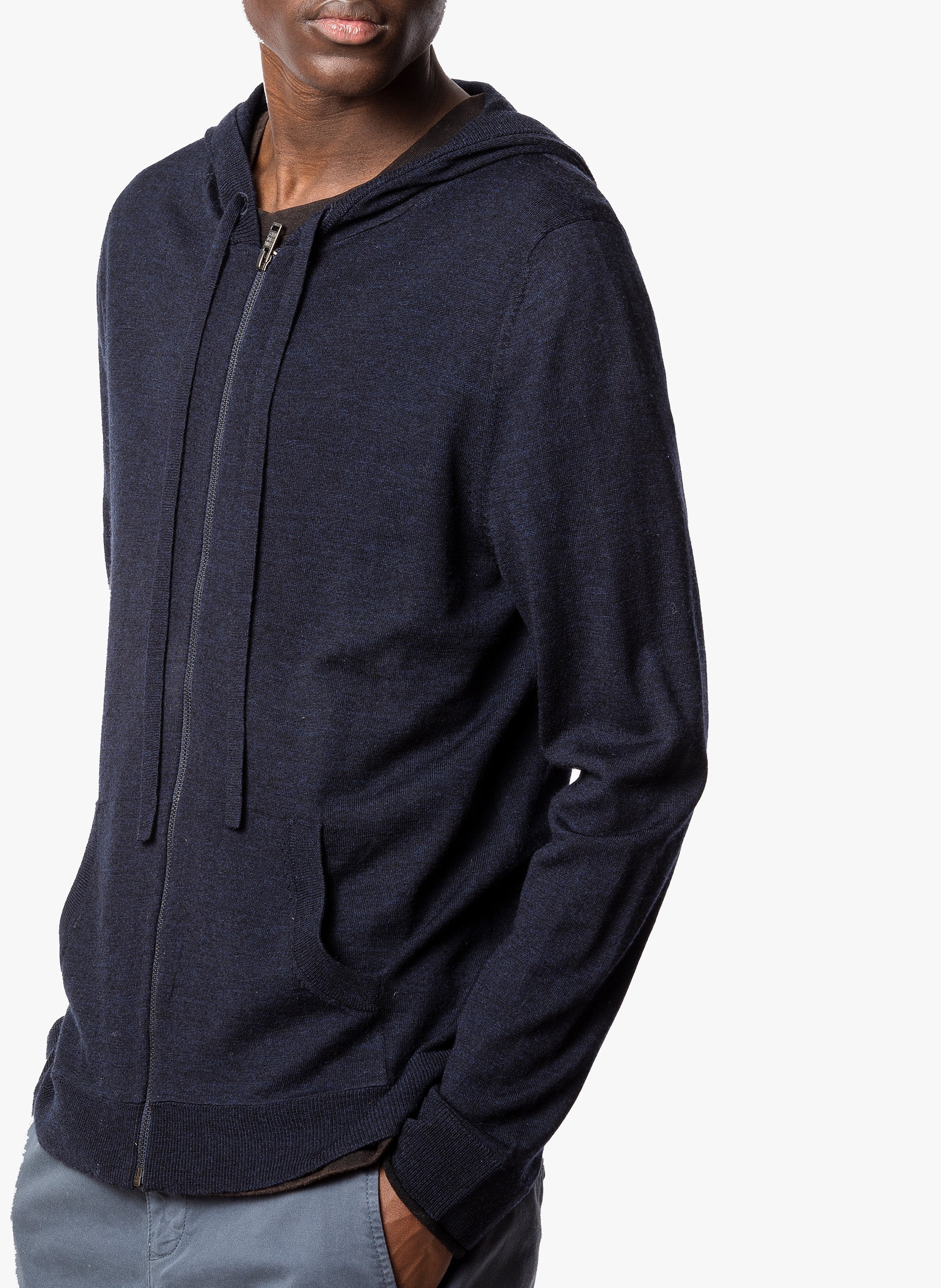 merino zip up