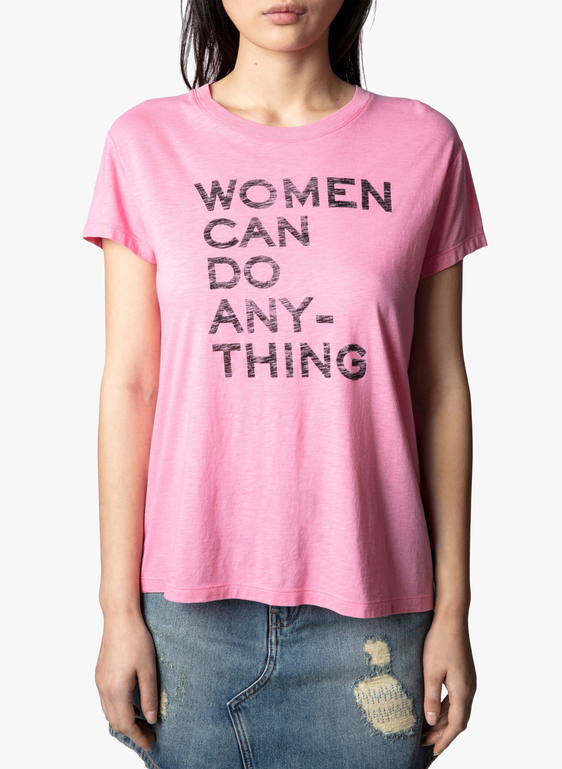 Slogan T-shirt Flamant Zadig\u0026voltaire 