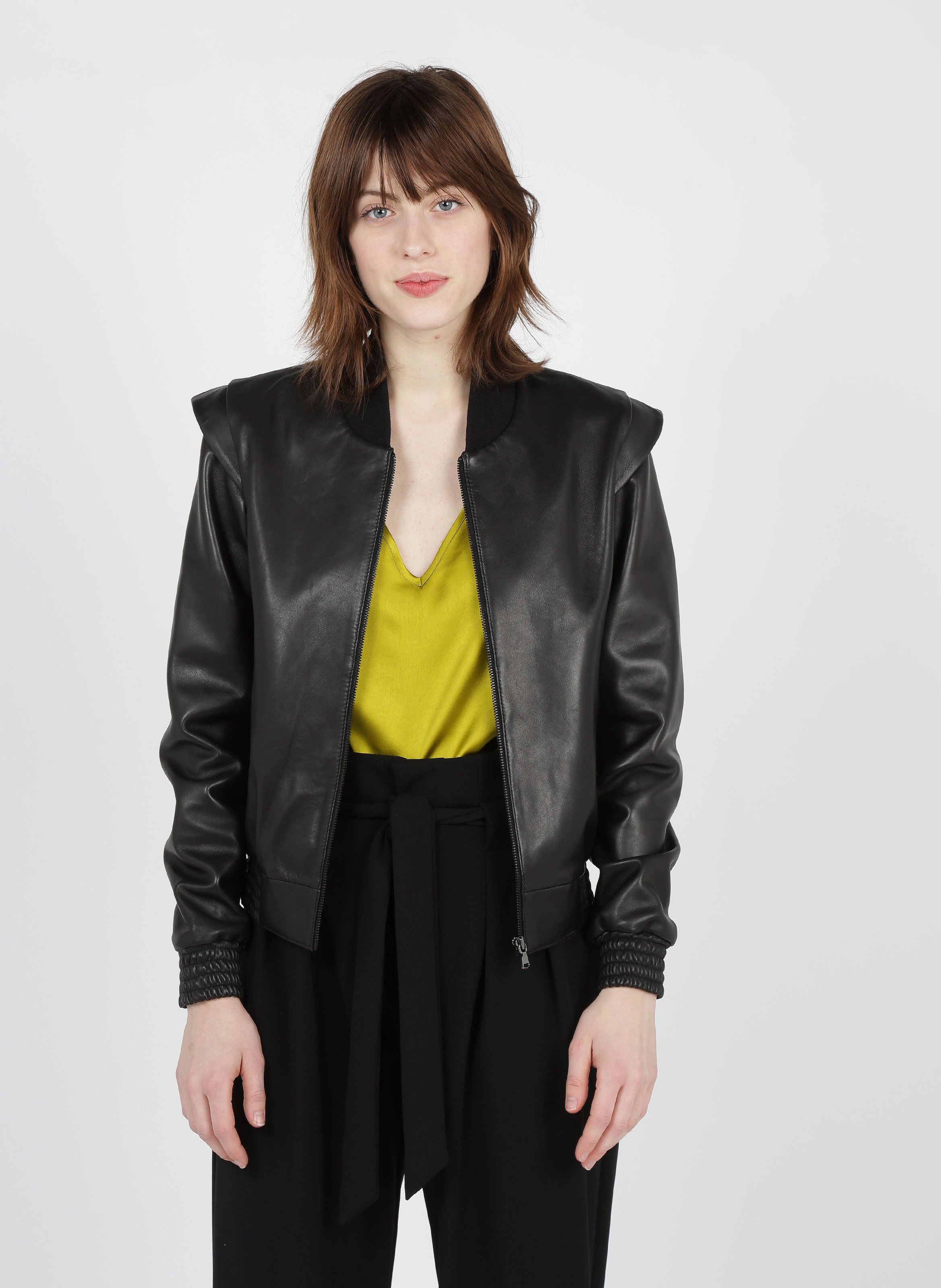 oak and fort leather jacket
