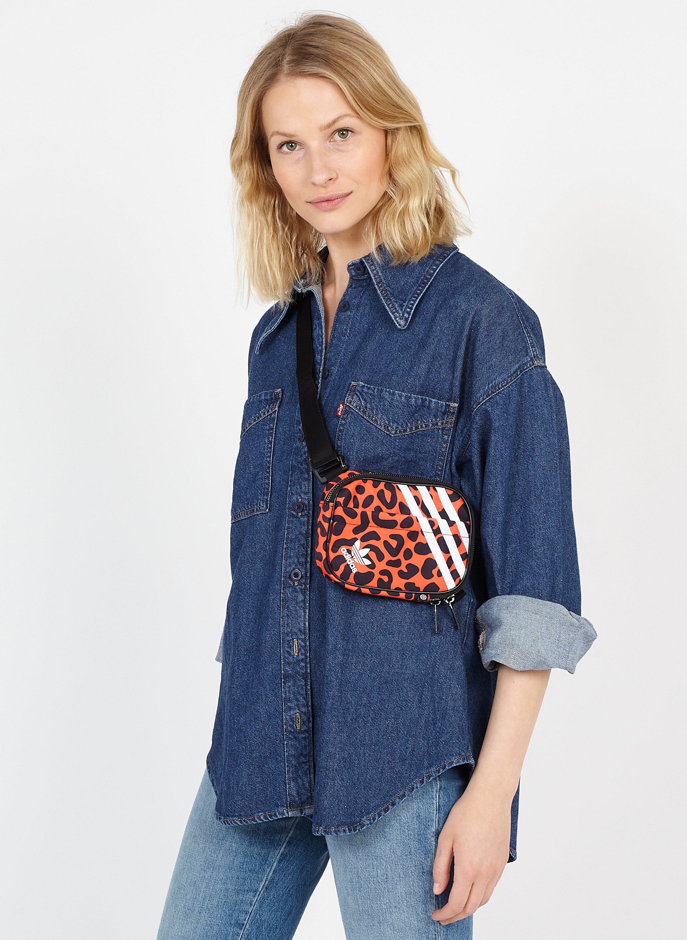 Bolsa Con Estampado De Leopardo Multco/black Adidas - Mujer | Place des  Tendances