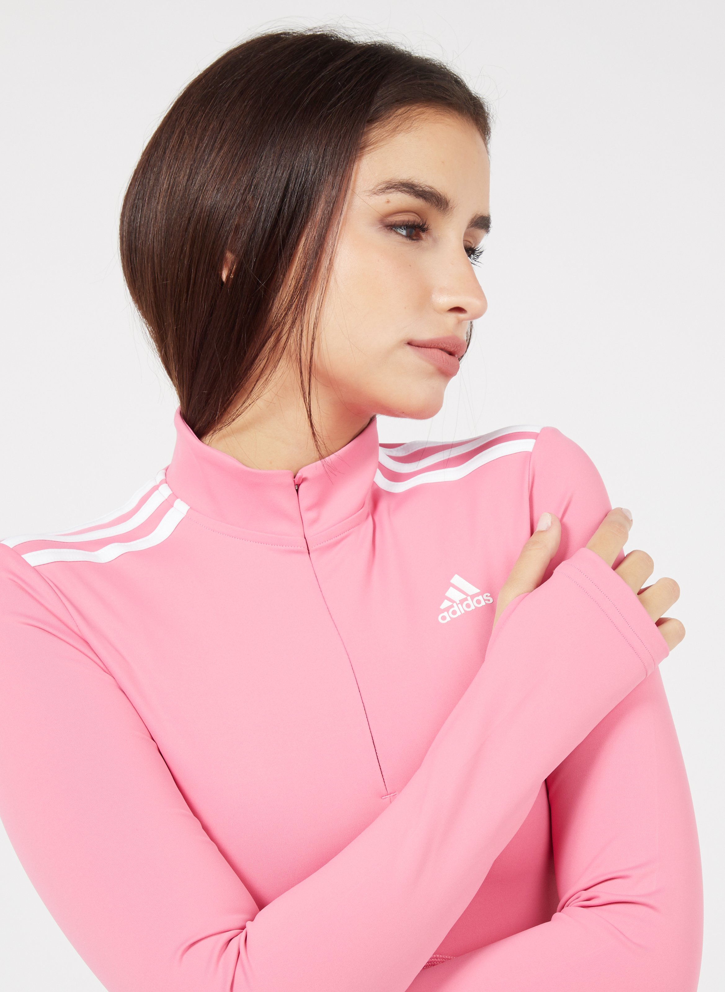Camiseta Con Cuello Alto Roston Adidas - Mujer | Place des Tendances