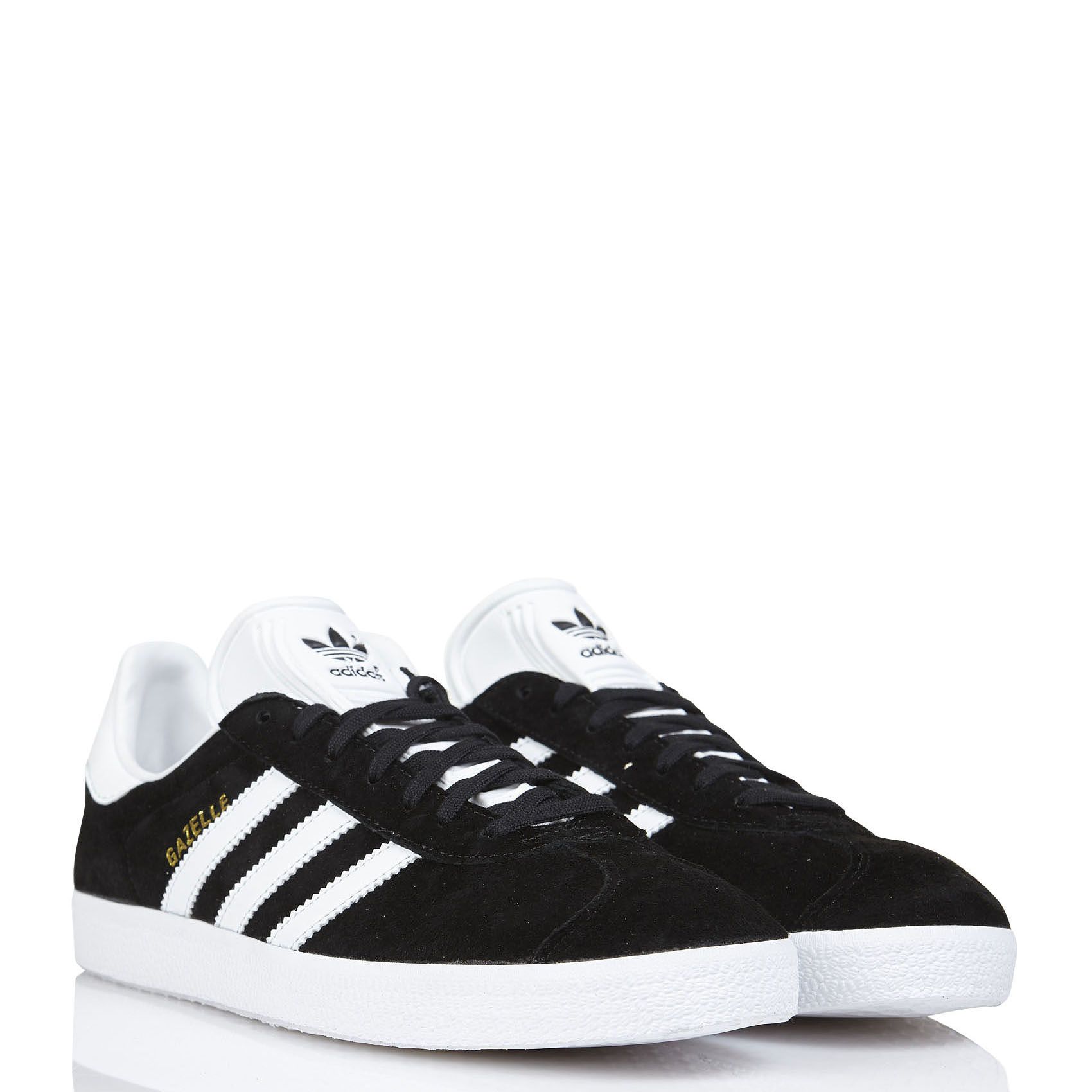 Gazelle Originals de piel en negro