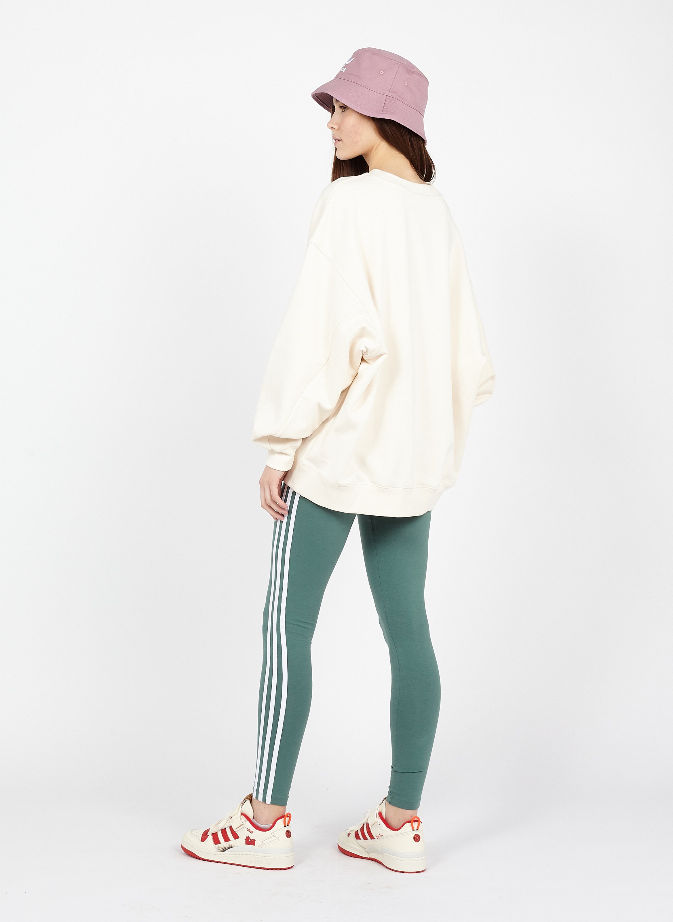 Sudadera Oversize De Algodón Con Cuello Redondo Nondye Adidas - Mujer |  Place des Tendances