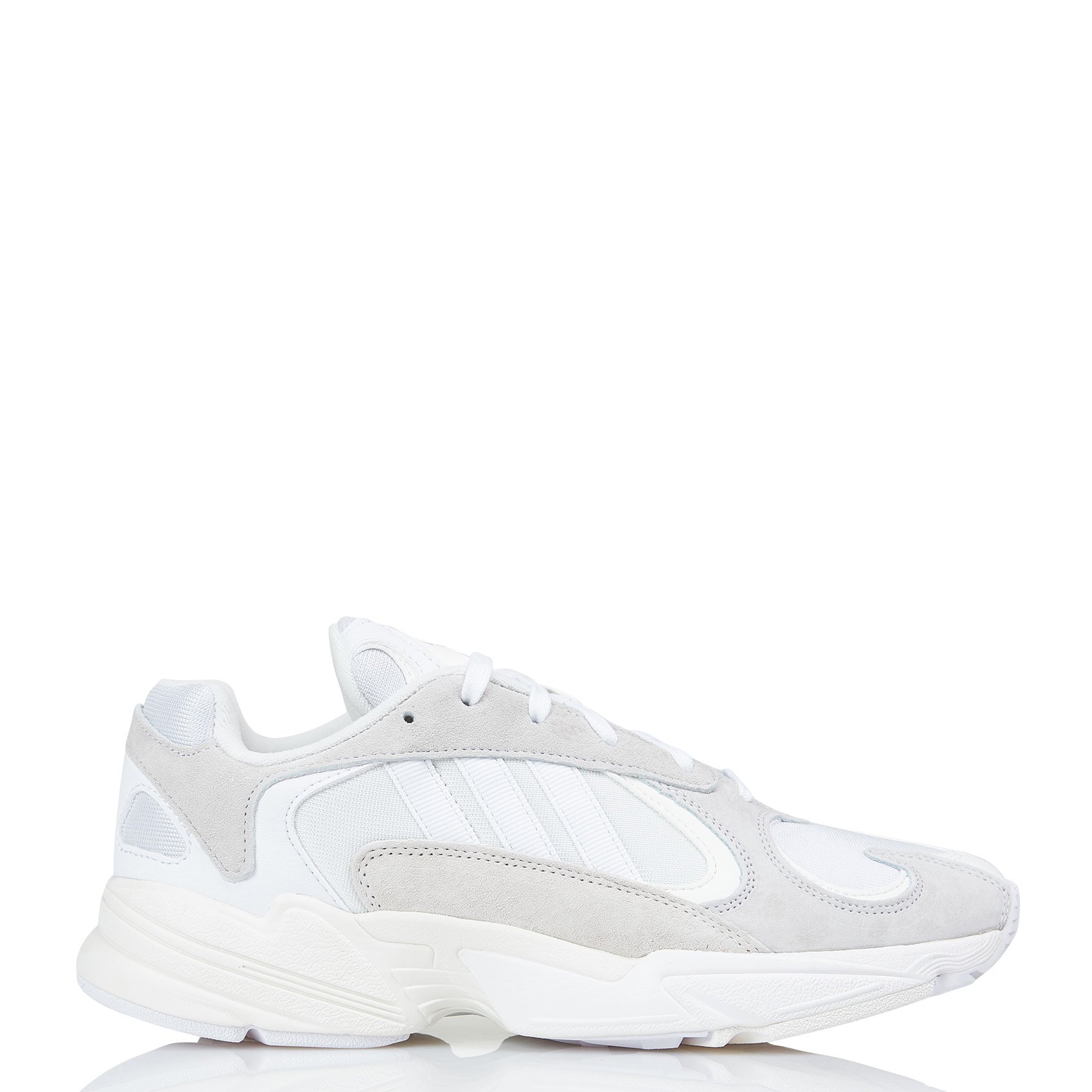 Yung 1 De Malla Y Ante Blanua/blanua/ftwbla Adidas - Hombre | Place des  Tendances
