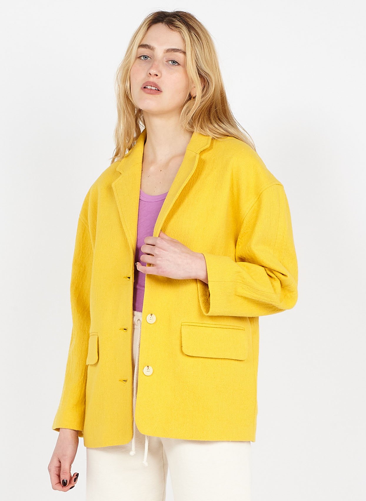 Blazer Amarillo Mujer Best Sale, 52% OFF | www.ingeniovirtual.com