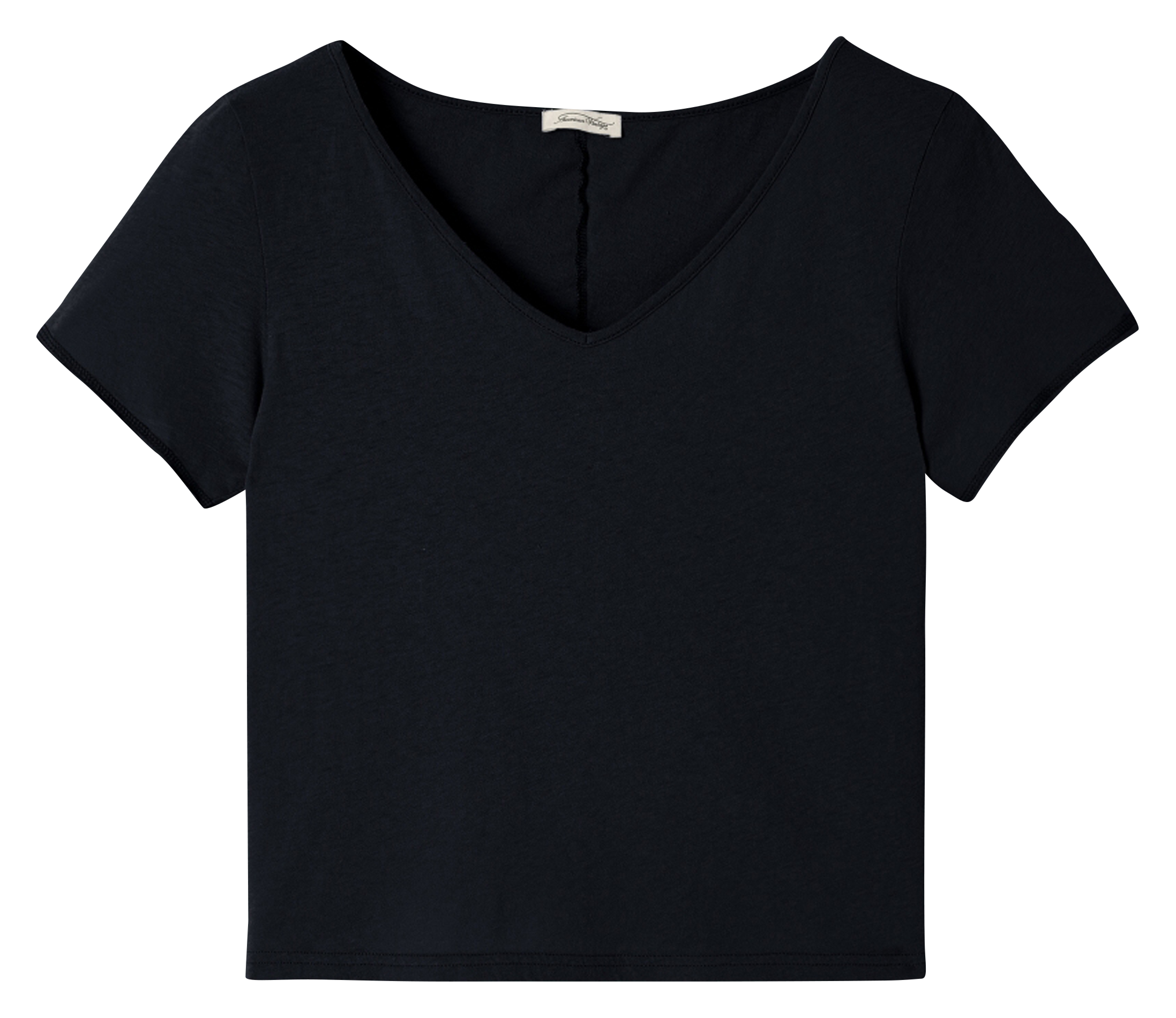 Botón Sonoma T Shirt Vintage Negro American Vintage de Algodón de color Negro Mujer Ropa de Camisetas y tops de Camisetas 