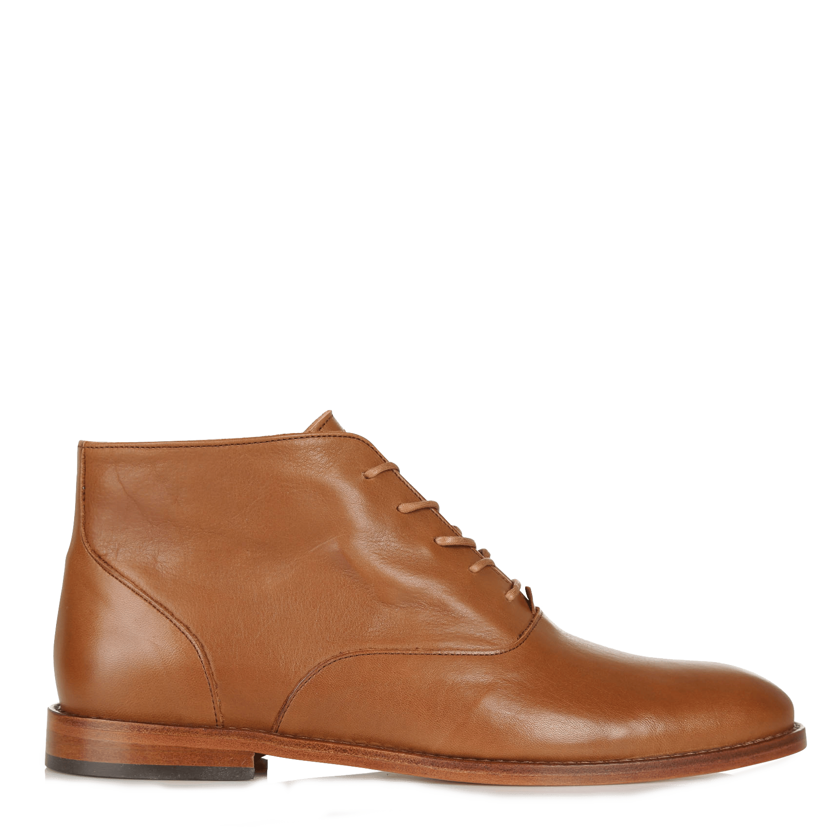 Botines De Piel Con Cordones Camel 2236 Anthology Paris - Mujer | Place des  Tendances