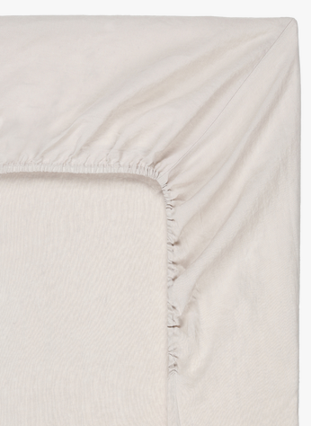 drap-housse coton 180x200 blanc - HEMA