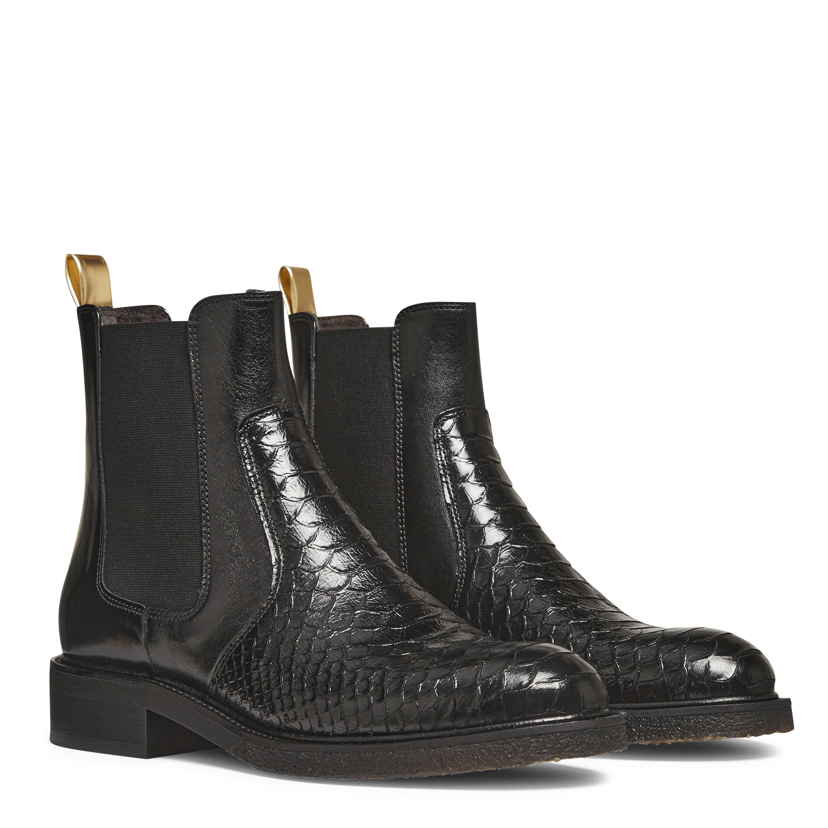 Botines Planos De Piel Bl Polo Billi Bi - Mujer | Place des Tendances