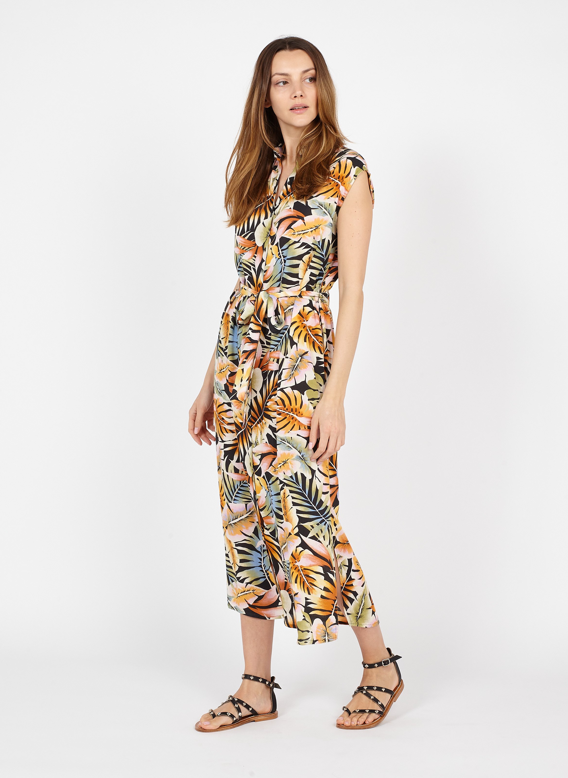 Vestido Camisero Largo Estampado Black 2 Billabong - Mujer | Place des  Tendances