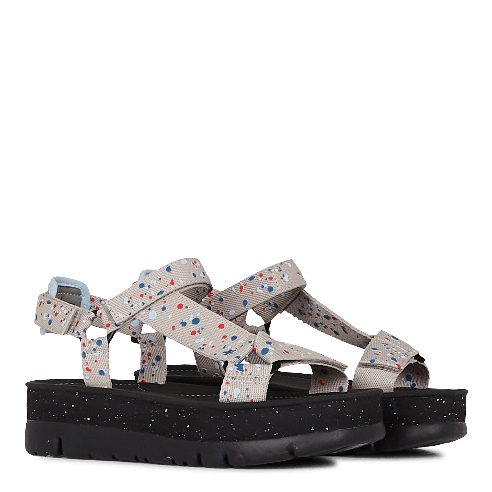 Sandalias Con Cuña Medium Gray Camper - Mujer | Place des Tendances