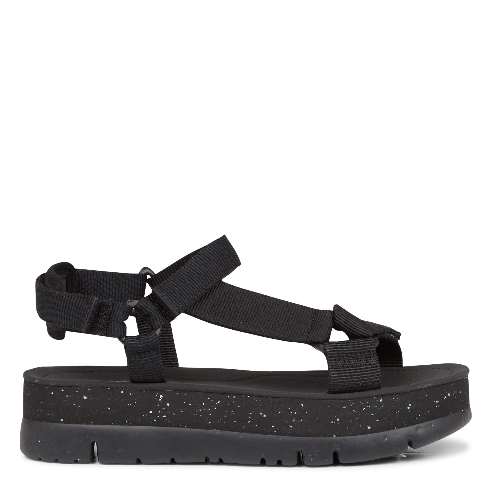Sandalias Con Cuña Black Camper - Mujer | Place des Tendances