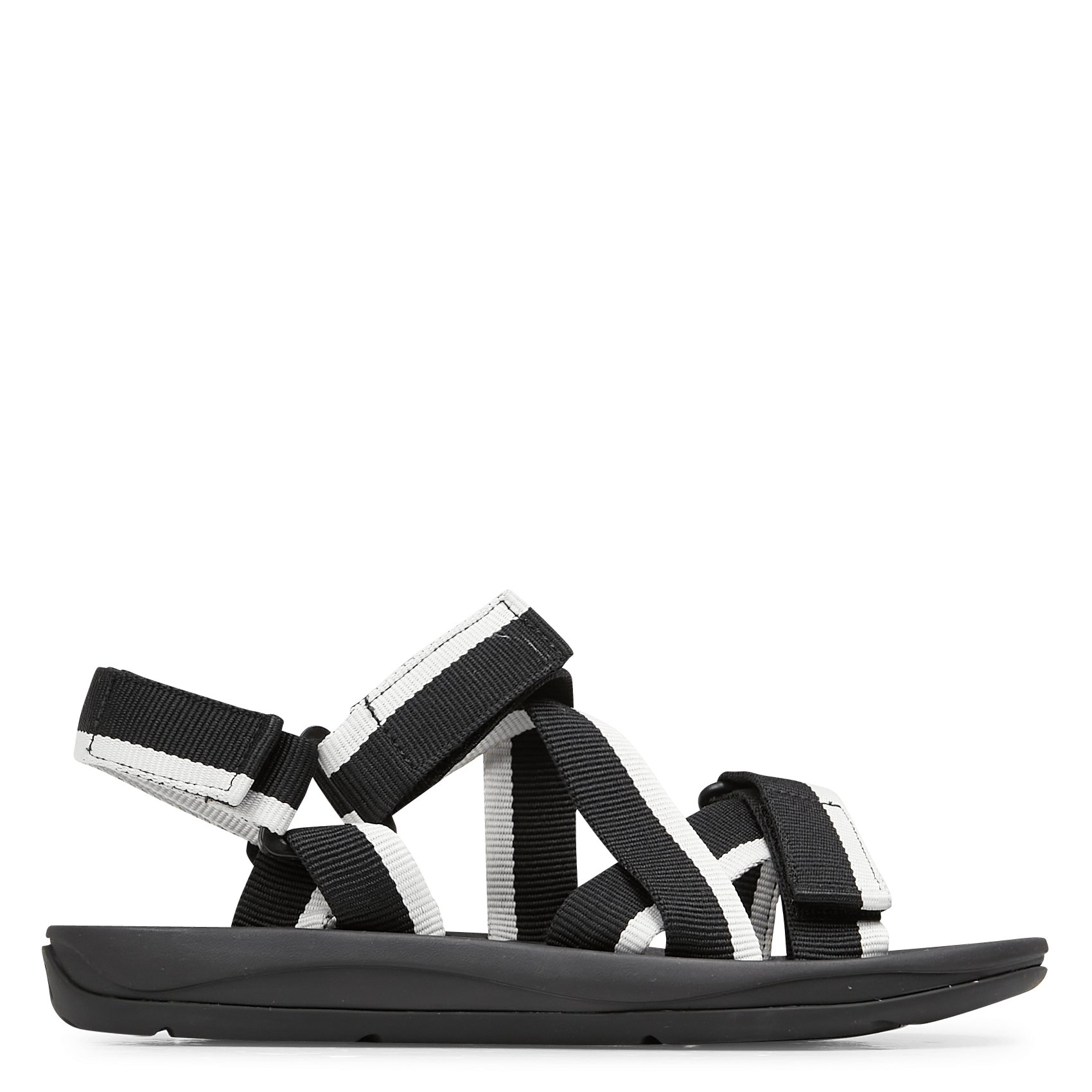 Sandalias Planas Con Estampado Bicolor Black Camper - Mujer | Place des  Tendances