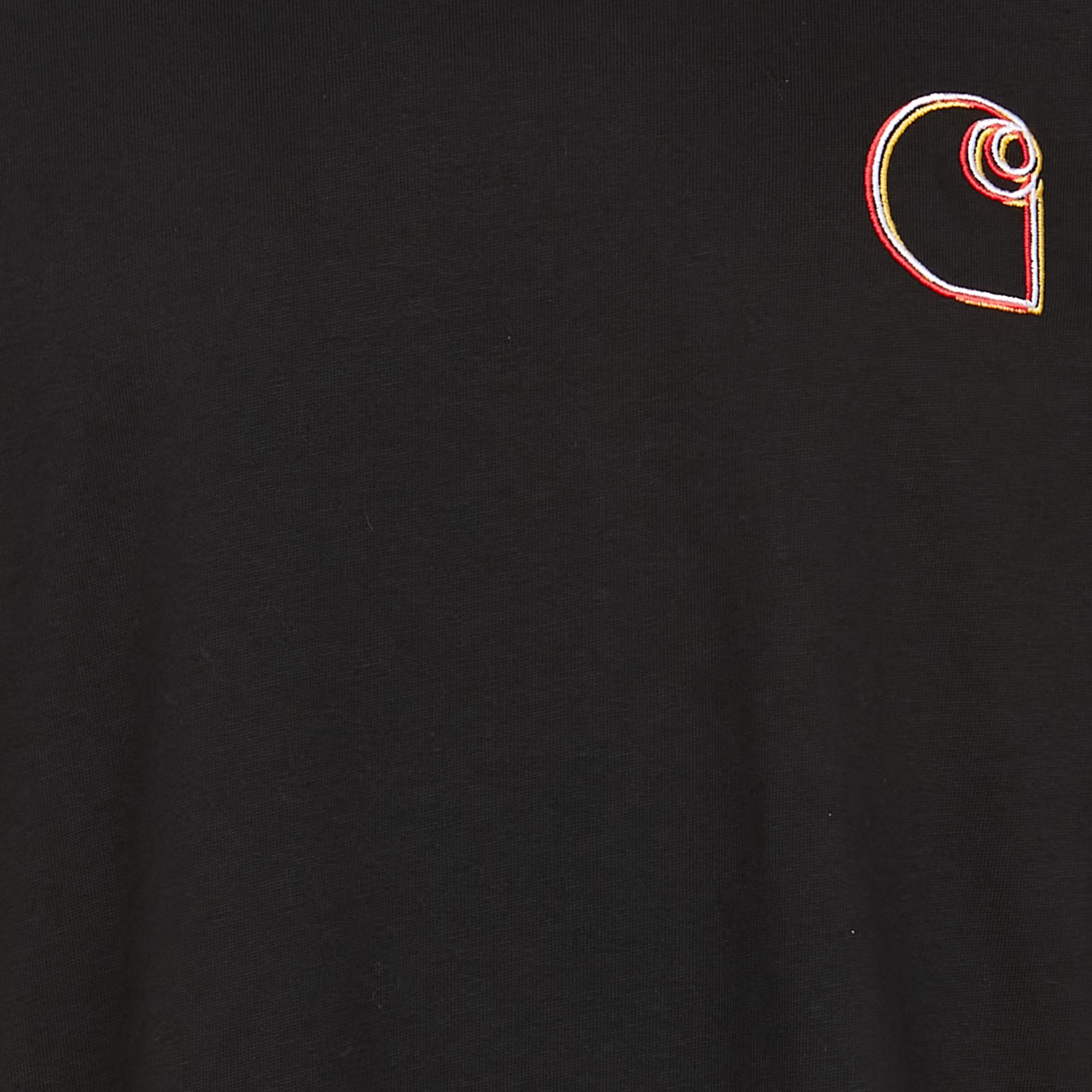 Mujer Ropa de Camisetas y tops de Camisetas Camiseta con bordado y logo Carhartt WIP de Algodón de color Negro 