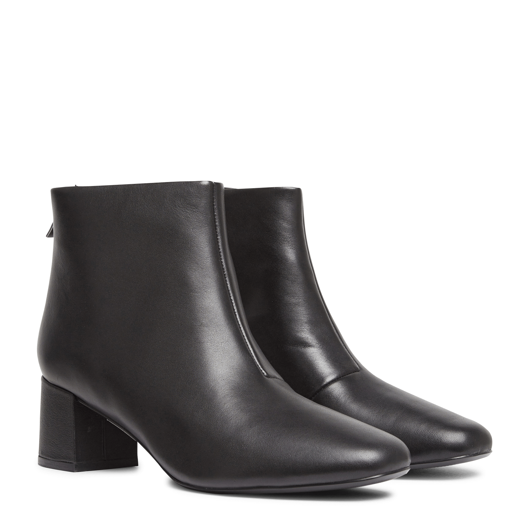 Botines De Piel Con Tacón Black Leather Clarks - Mujer | Place des Tendances