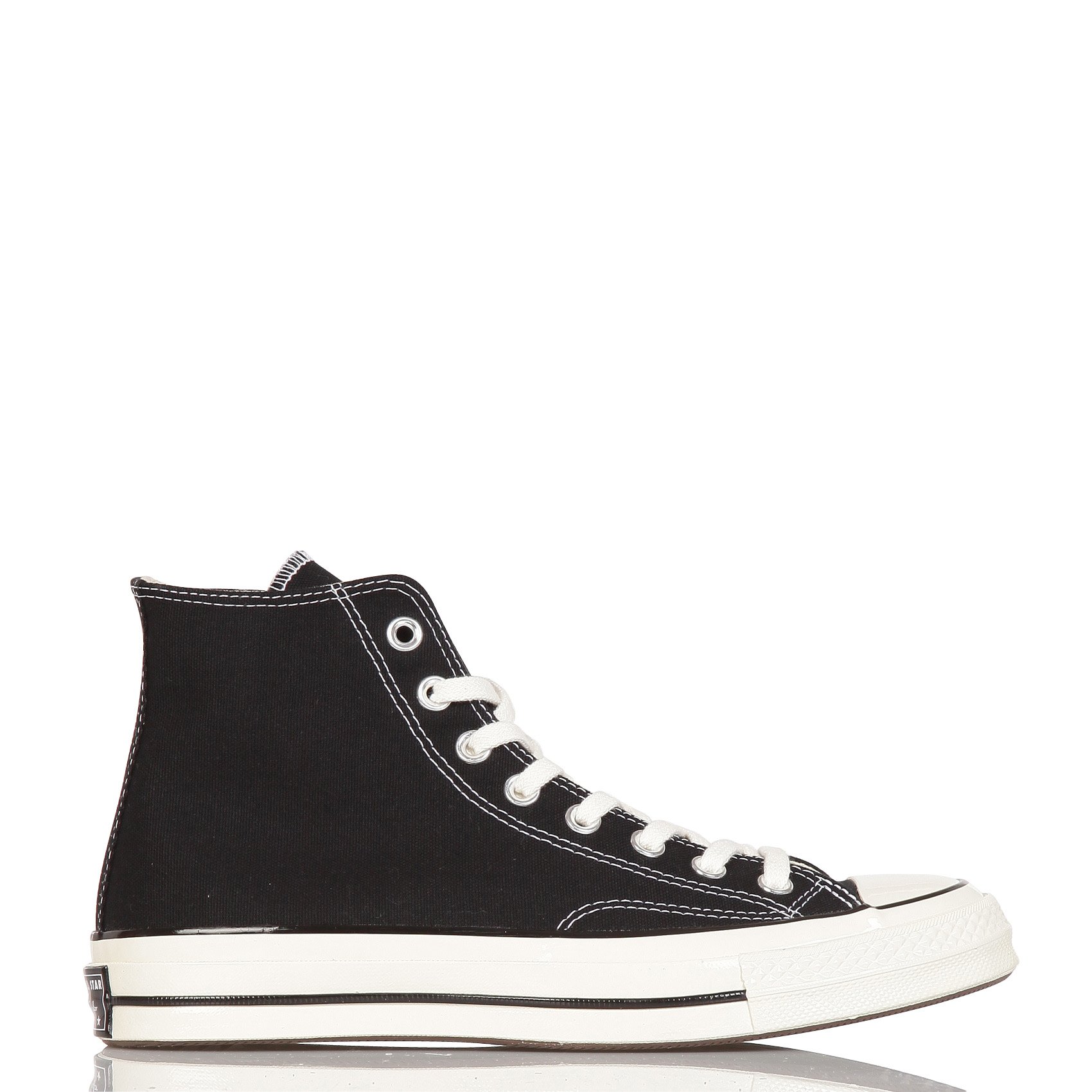Converse Chuck 70 Classic Altas De Tela Black/black/egret Converse - Mujer  | Place des Tendances
