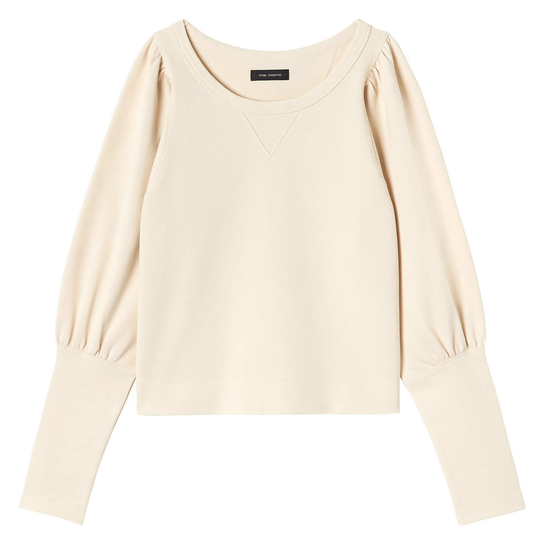 Sudadera De Algodón Con Cuello Barco Vanille Cop.copine - Mujer | Place des  Tendances