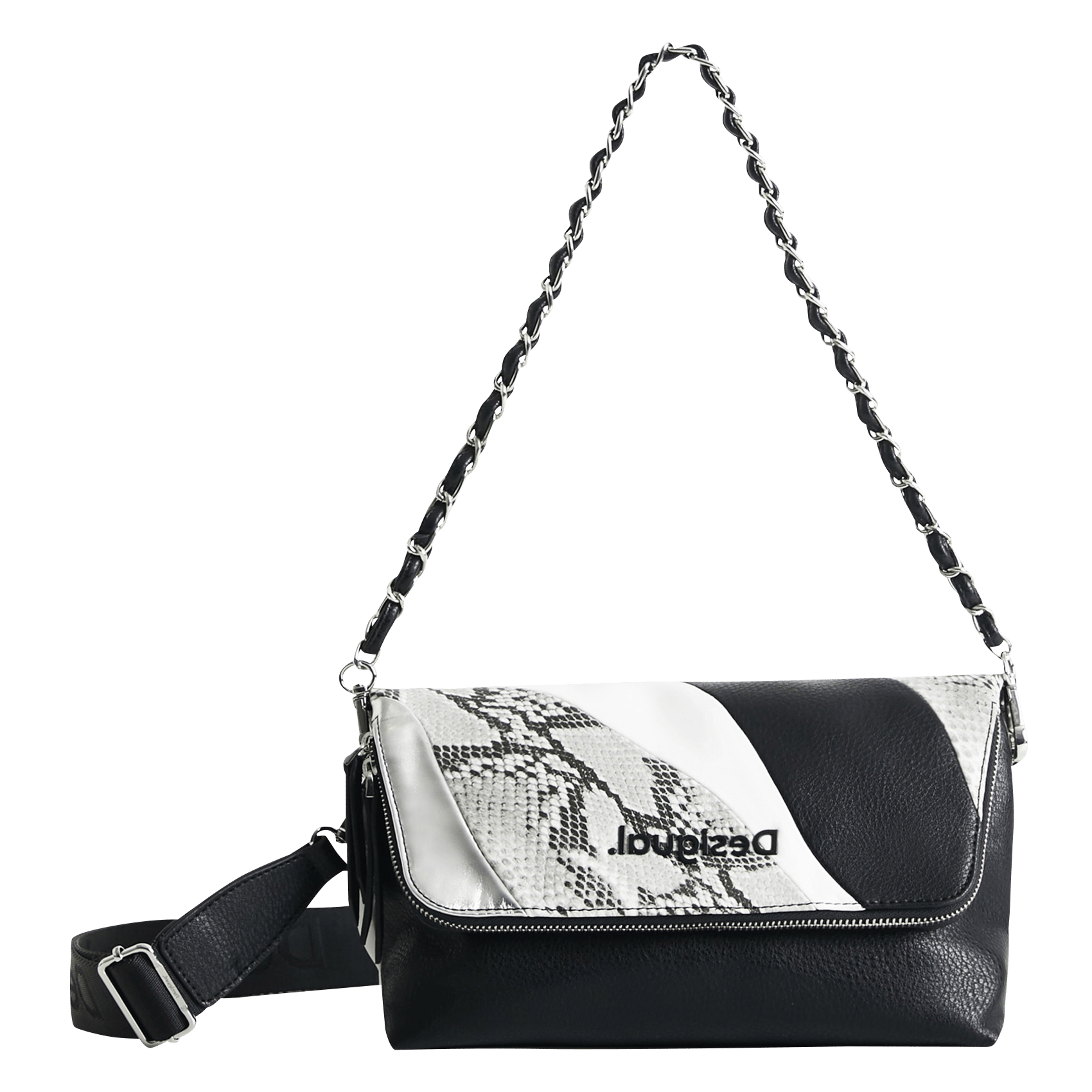 Bolso De Patchwork De Serpiente Desigual - Mujer | Place des Tendances