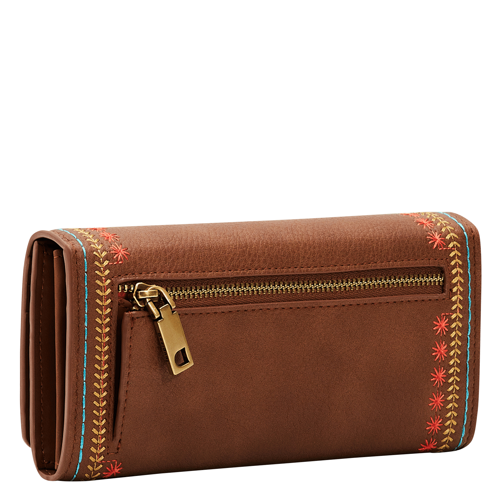 Cartera Con Pespuntes Medio Logo - Mujer | Place des Tendances