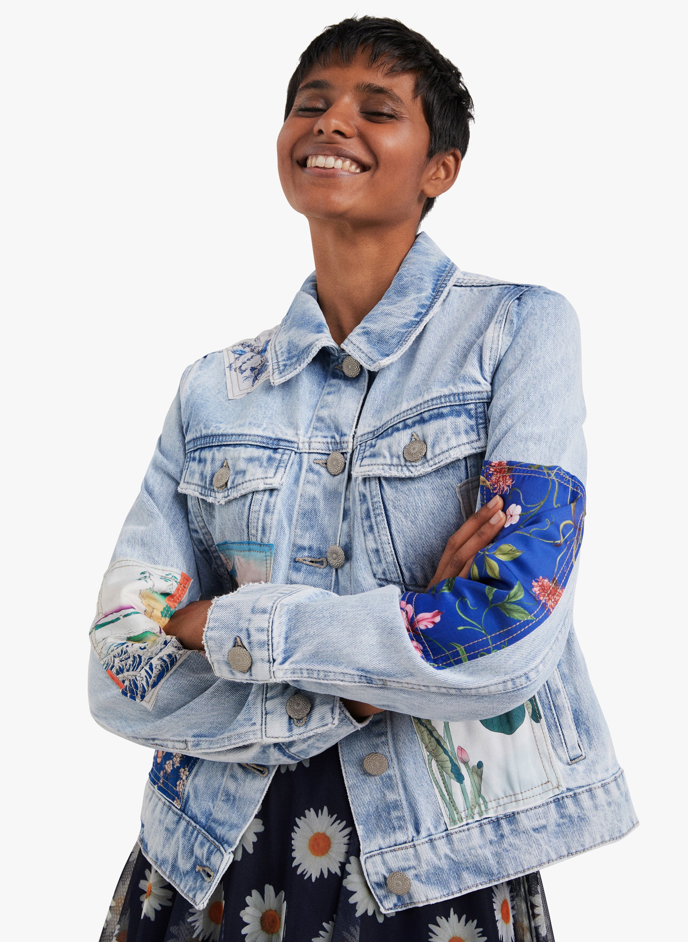 Camisa Desigual EXOTIC CLASSIC vaquera de mujer.