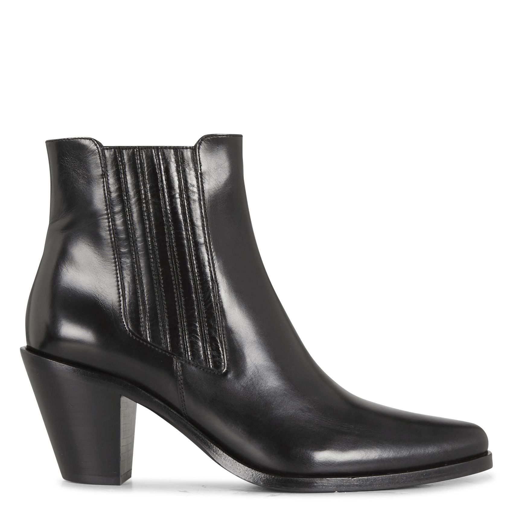 Botines Camperos De Piel Lisa Noir Lance - Mujer | Place des