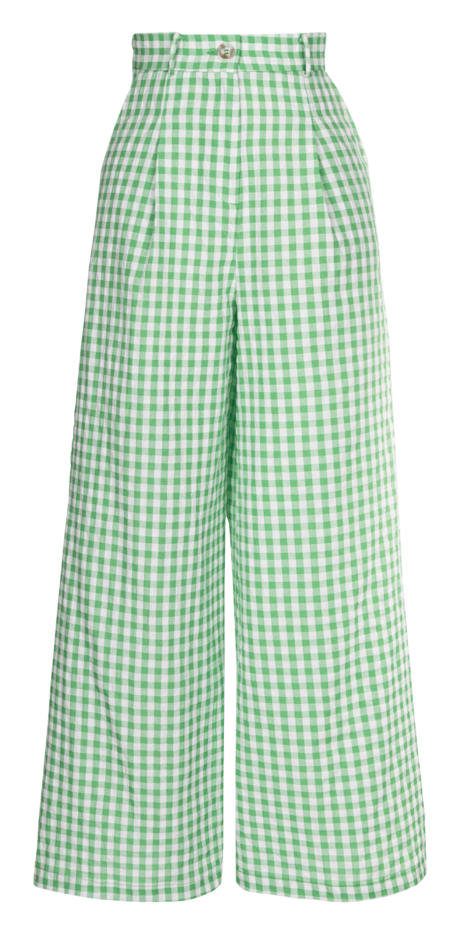 Pantalon Vichy Verde Talla L
