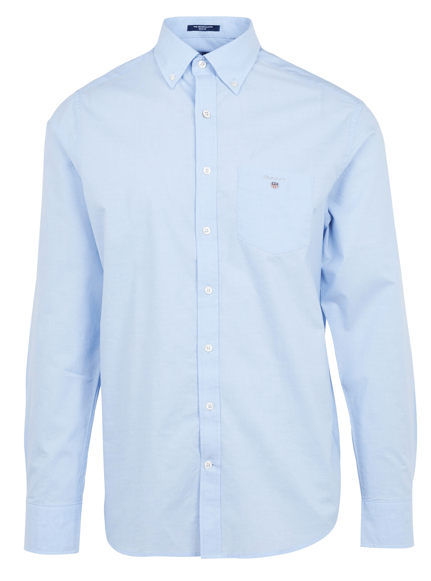 Camisa Regular Fit De Algodón Con Cuello Americano Bleu Hamptons Gant -  Hombre | Place des Tendances