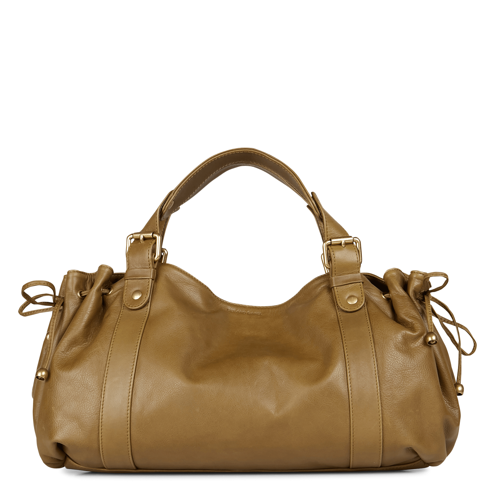 Bolso Al Hombro De Piel Vaqueta Verveine Gerard Darel - Mujer | Place des  Tendances
