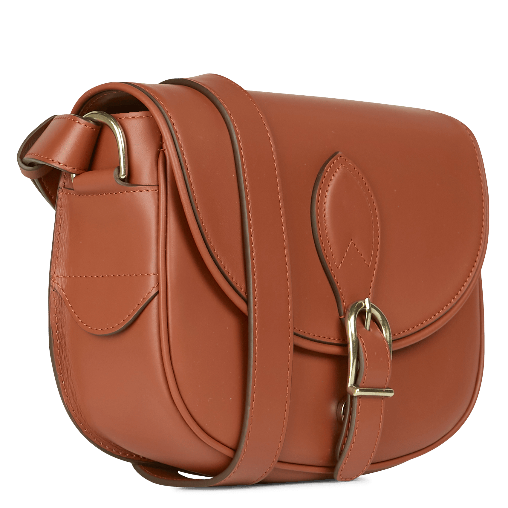 Bolso Bandolera De Piel Carmin Gerard Darel - Mujer | Place des Tendances