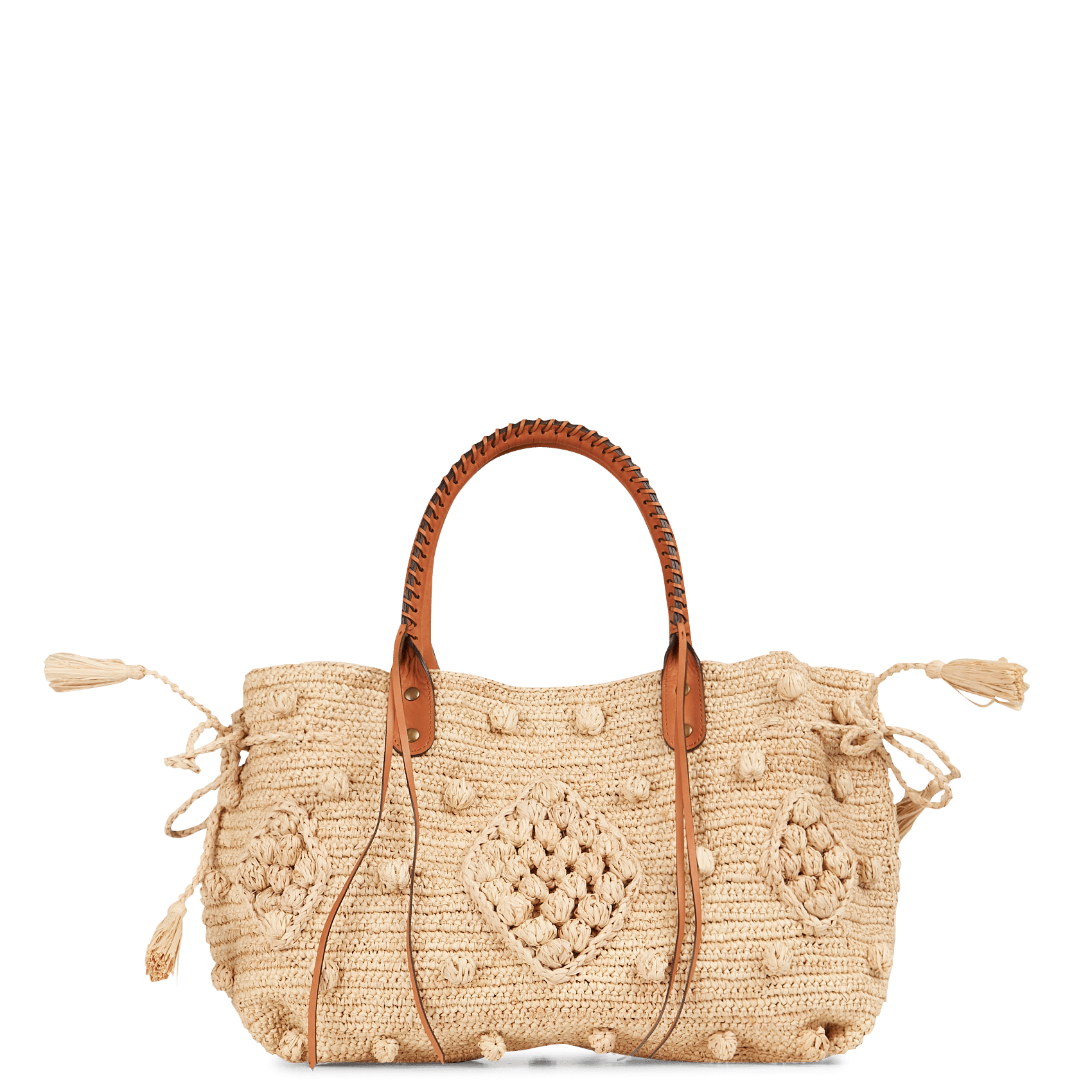Bolso De Mano De Rafia Y Piel Ficelle Gerard Darel - Mujer | Place des  Tendances