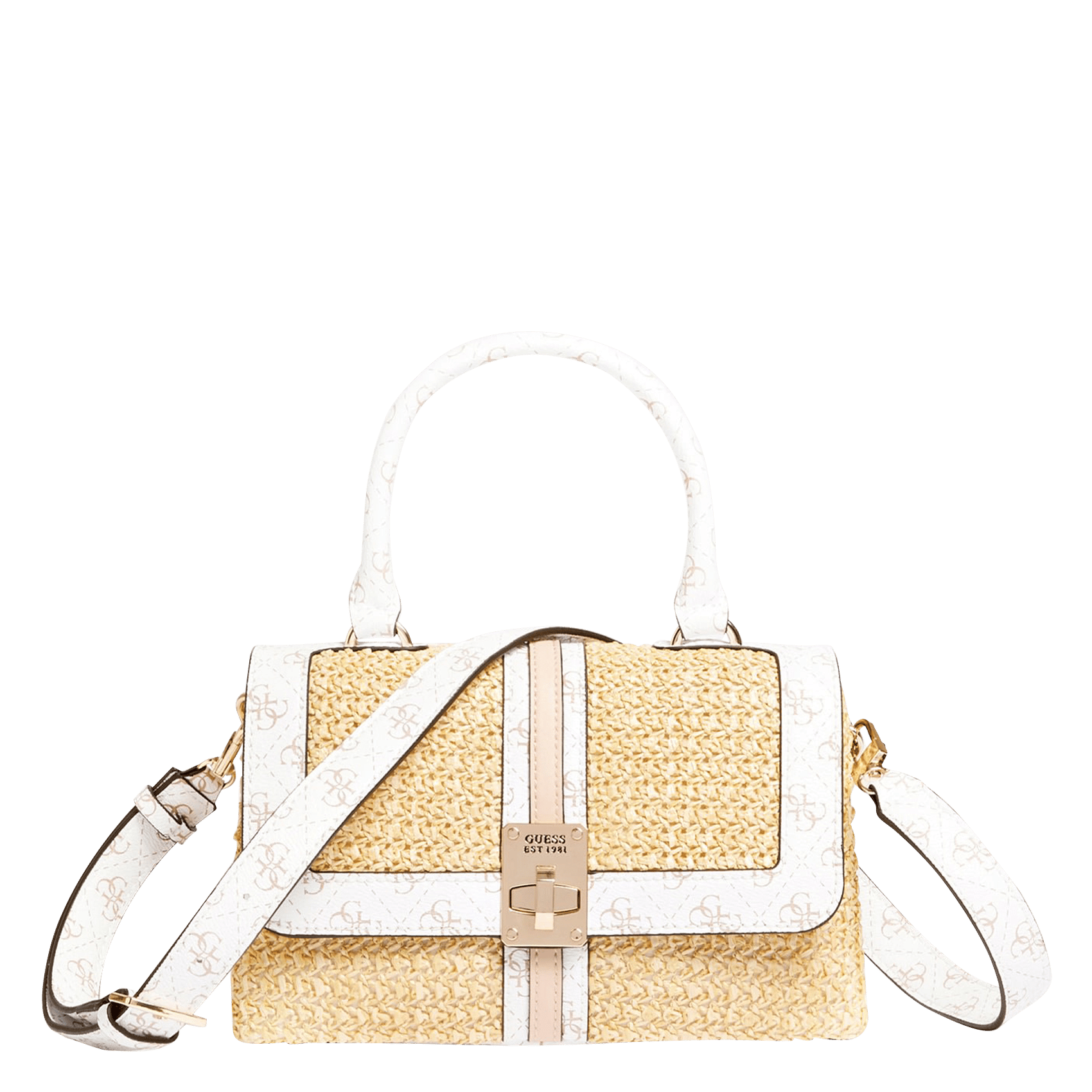 Bolso De Mano White Logo Multi Guess - Mujer | Place des Tendances