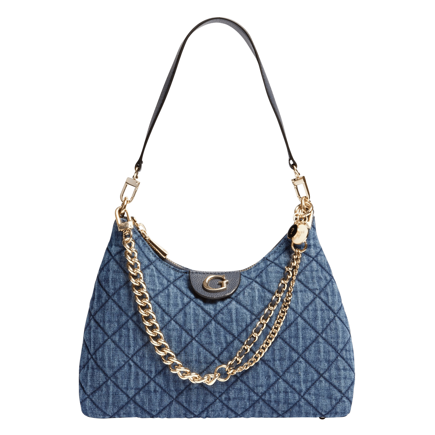 Bolso Hobo Gillian De Tejido Vaquero Denim Guess - Mujer | Place des  Tendances