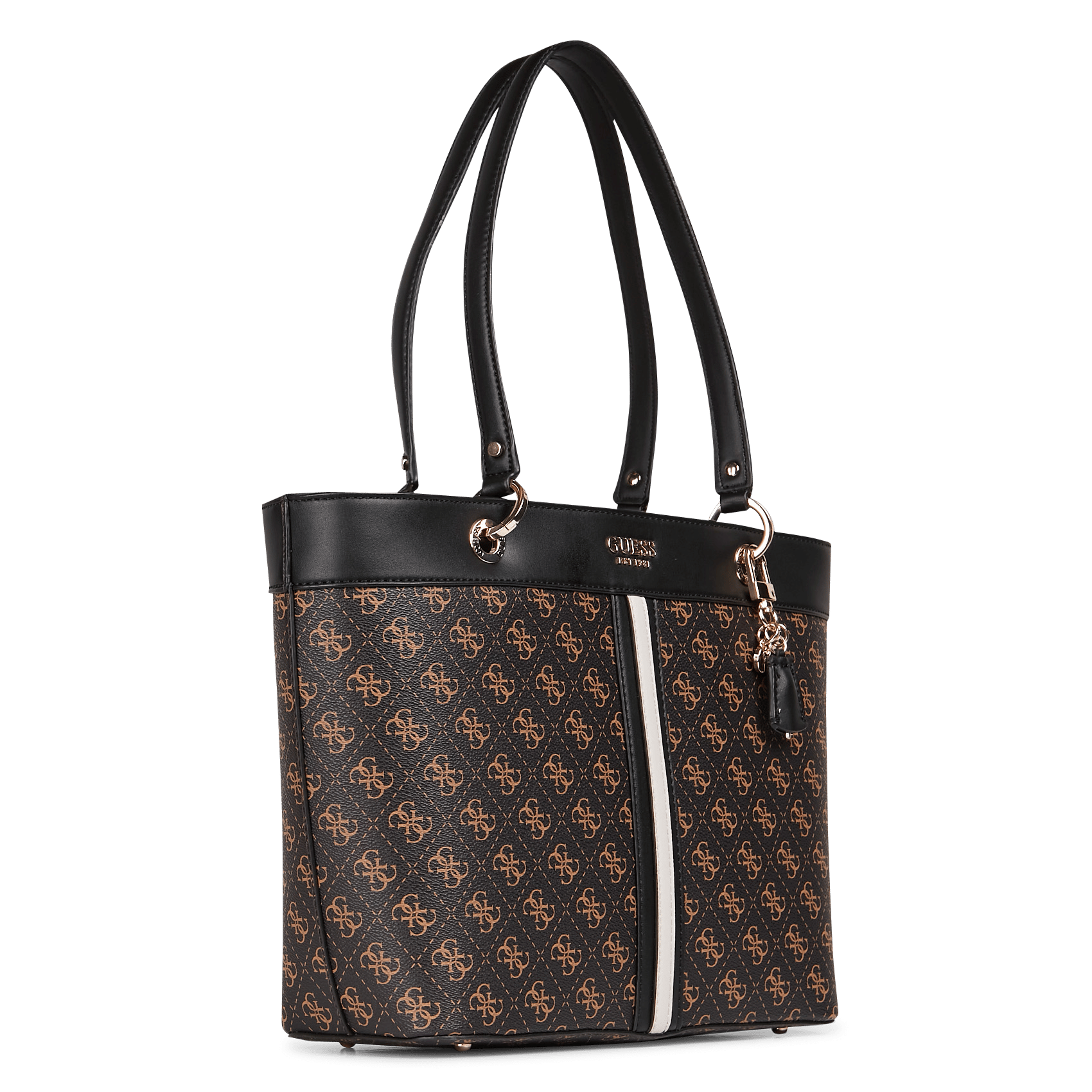 Bolso Shopper Con Logotipo Brown Multi Guess - Mujer | Place des Tendances