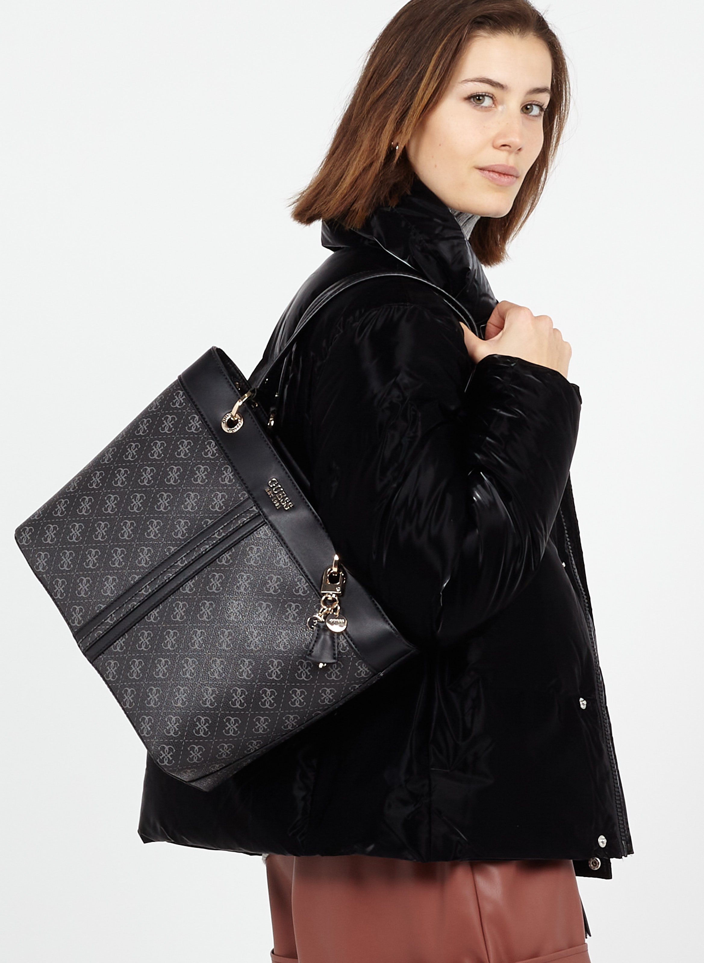 Bolso Shopper Con Logotipo Coal Multi Guess - Mujer | Place des Tendances