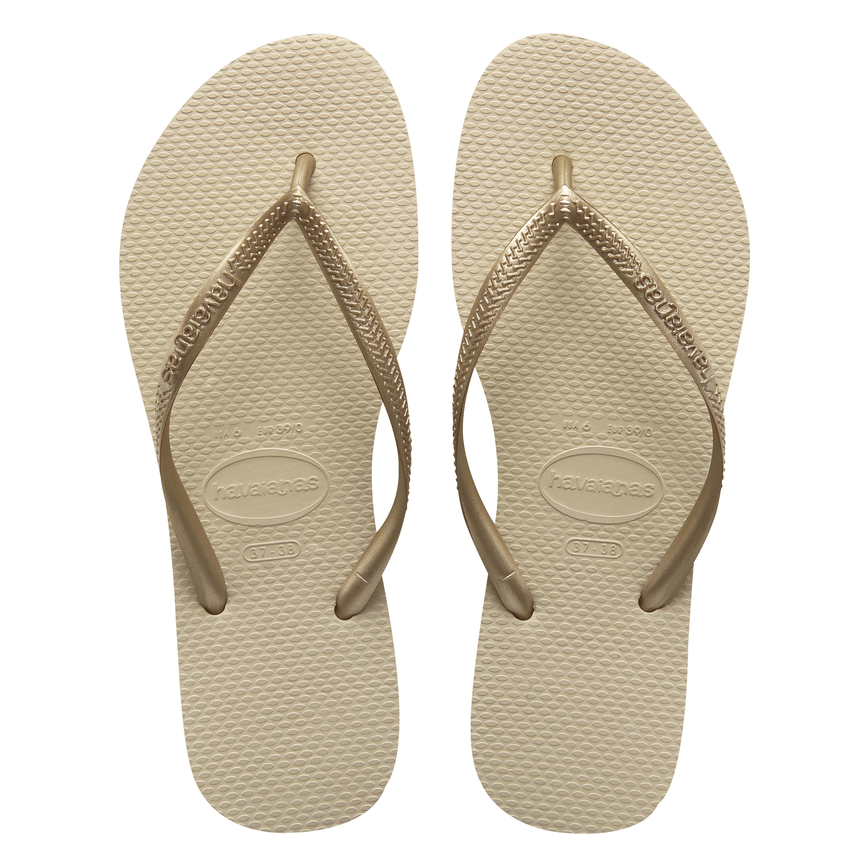 Havaianas Slim Sand Grey/light Golden Havaianas - Mujer | Place des  Tendances