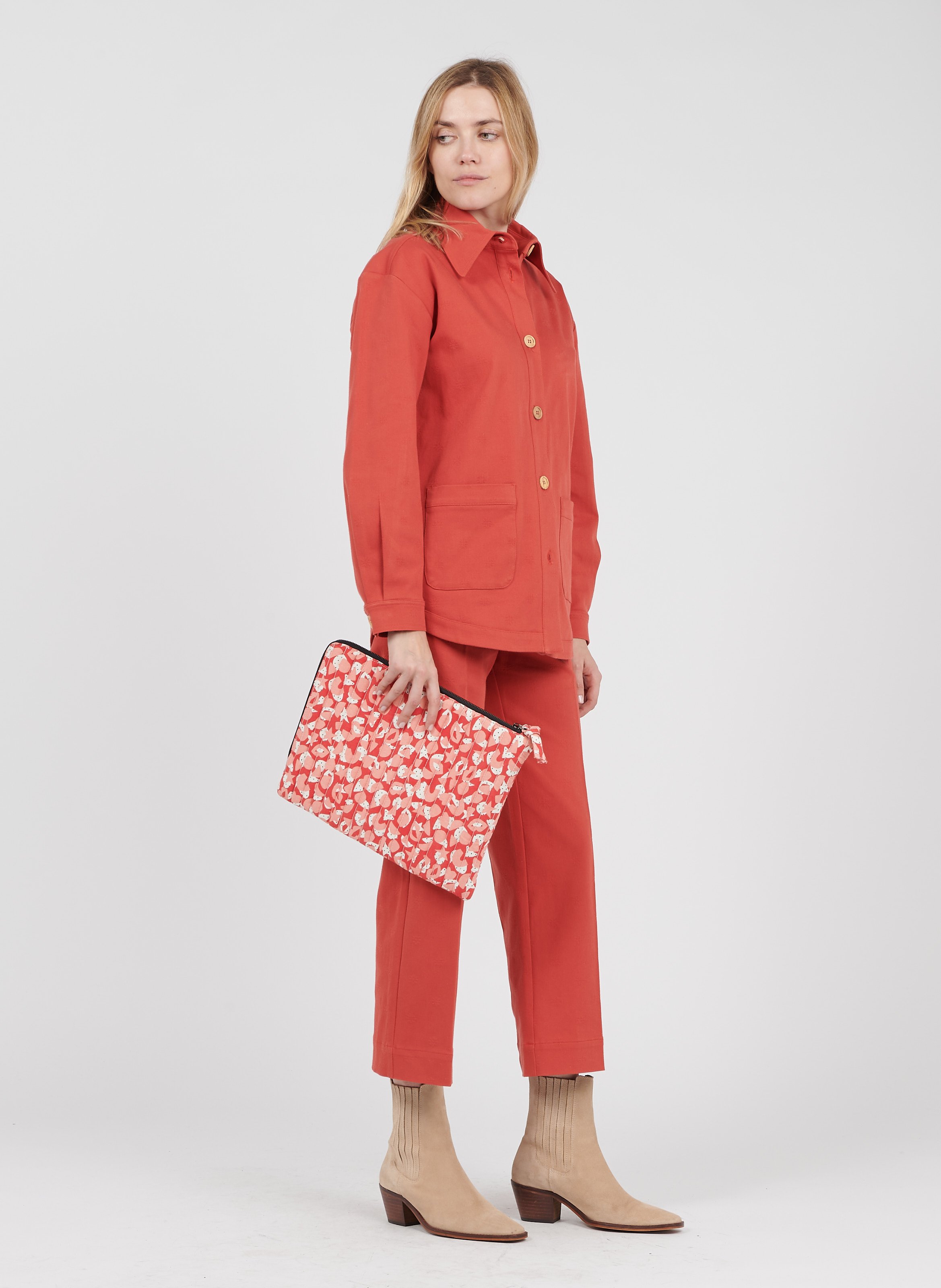Bolso Pequeño De Algodón Rouge Graphique I Code - Mujer | Place des  Tendances