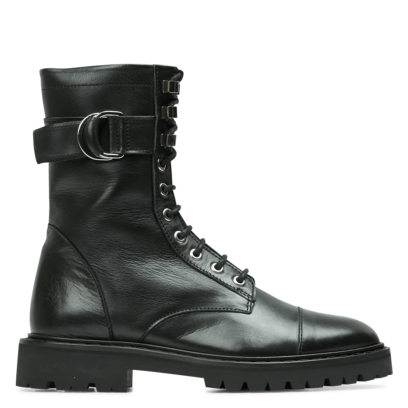 Botines De Piel Black Iro - Mujer | Place des Tendances